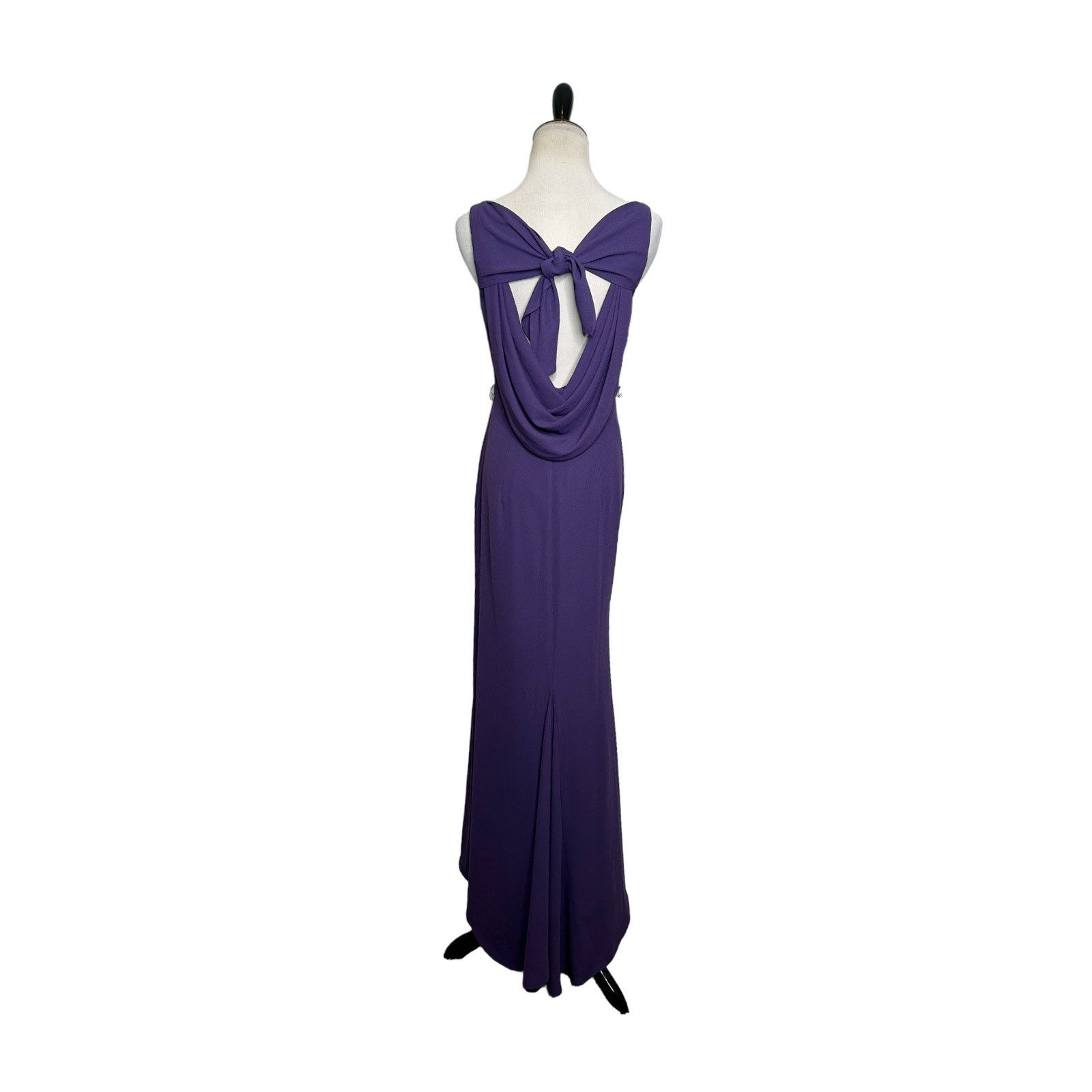 Vera Wang Vera Wang purple evening formal long gown dress size 4 Size S / US 4 / IT 40 - 2 Thumbnail