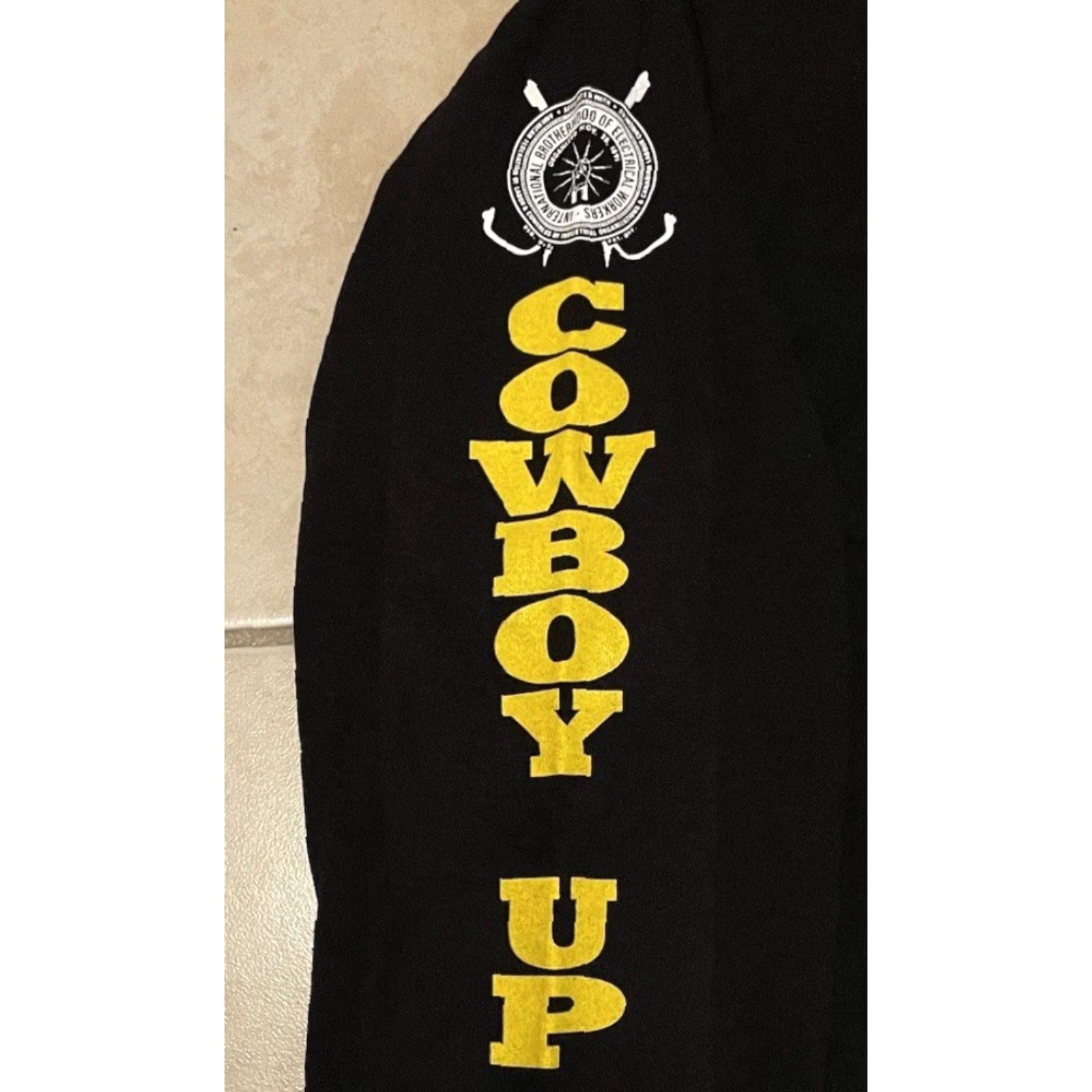 Vintage Vtg Electrical Worker Linemans Rodeo Shirt M Cowboy Arizona Biker Grunge 90s Y2K Size US XL / EU 56 / 4 - 6 Thumbnail