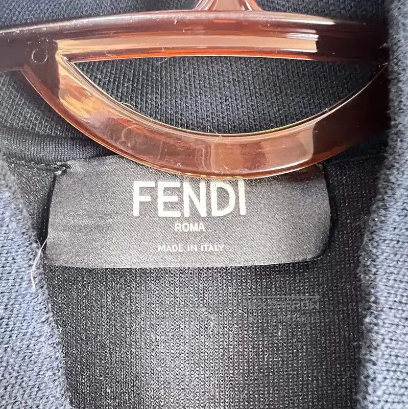 Fendi Fendi Black Cotton Men's Oversized Jacket . Size US XL / EU 56 / 4 - 5 Thumbnail