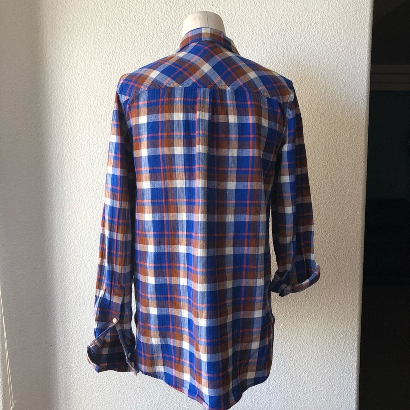 J.Crew JCREW Plaid button Down shirt camping casual sz 00 cabin Size XXS / US 00 / IT 34 - 4 Thumbnail