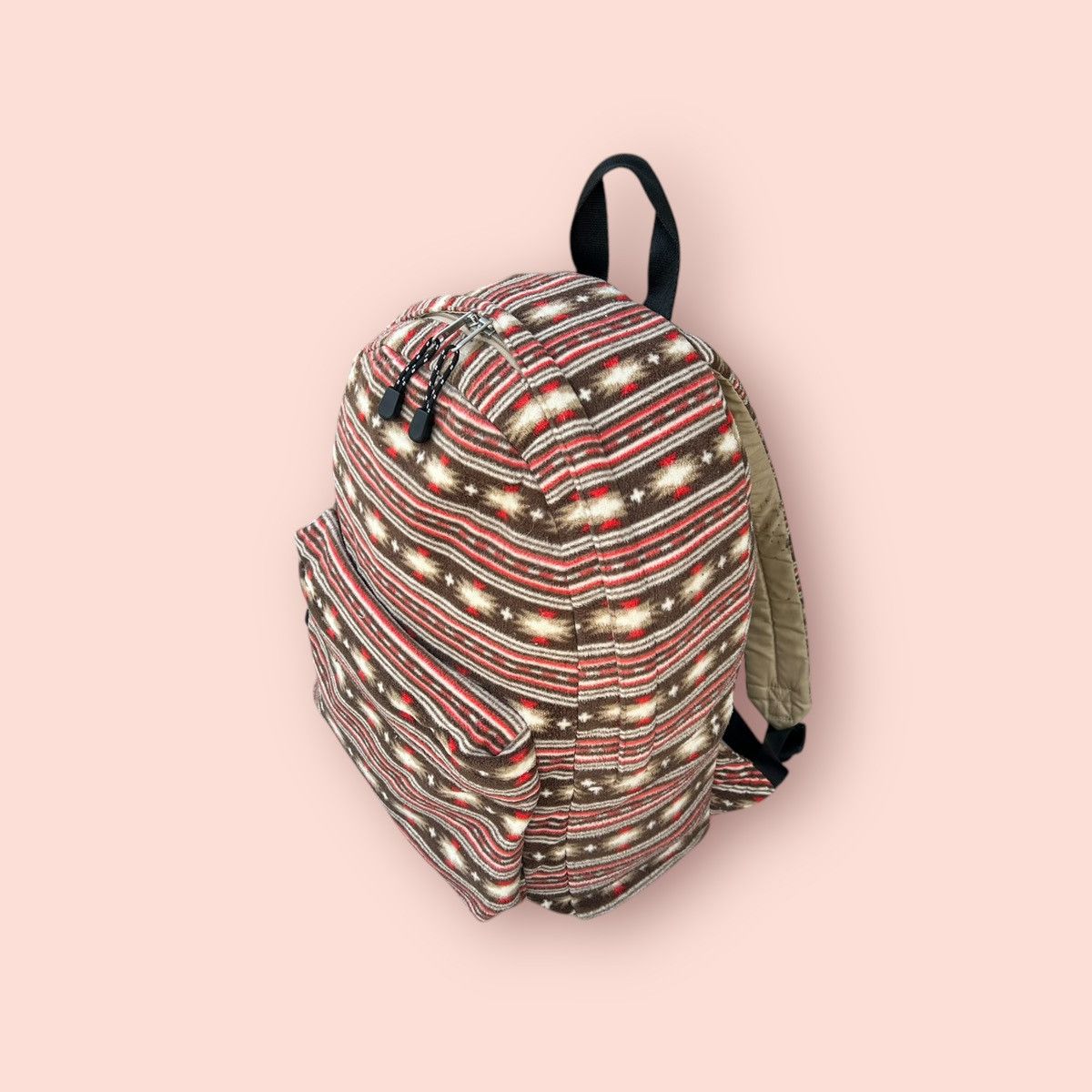 Japanese Brand × Jun Takahashi × Uniqlo VINTAGE UNIQLO NATIVE NORDIC MICRO FLEECE BACKPACK Size ONE SIZE - 8 Thumbnail