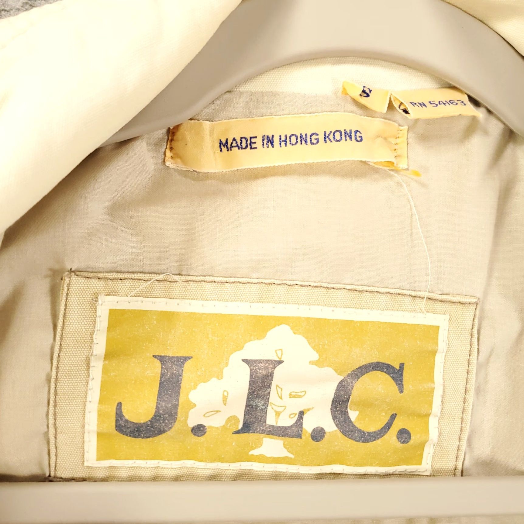 Vintage VINTAGE JLC Jacket Womens Oversized Small Light Beige Ivory Canvas Zip Shirt Regular Ladies Beige Classic Casual Travel Pockets 90s? Size S / US 4 / IT 40 - 4 Thumbnail
