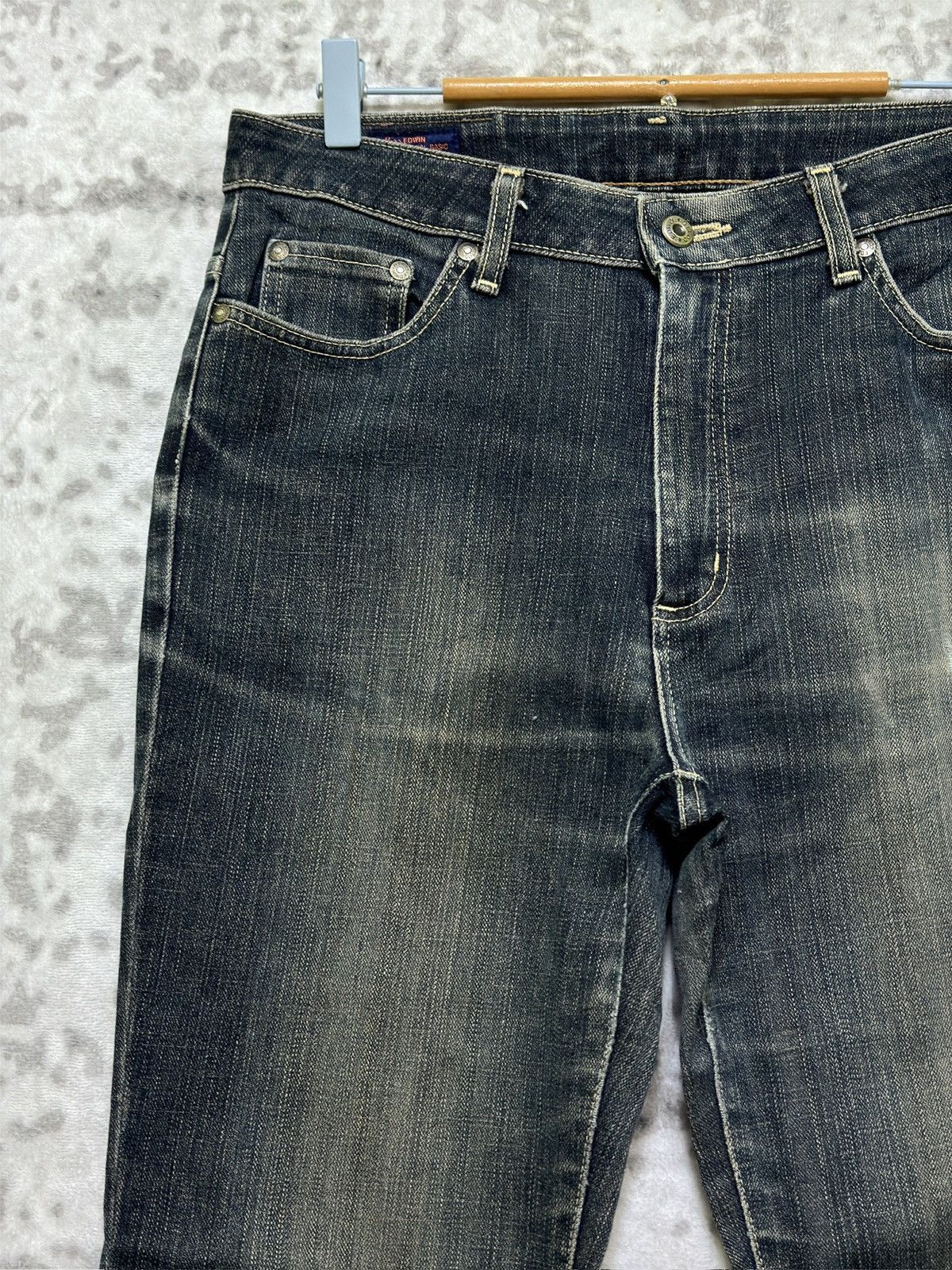 Edwin Vintage Miss Edwin Flex Flared Streetwear Archive Jeans Size US 31 - 4 Thumbnail