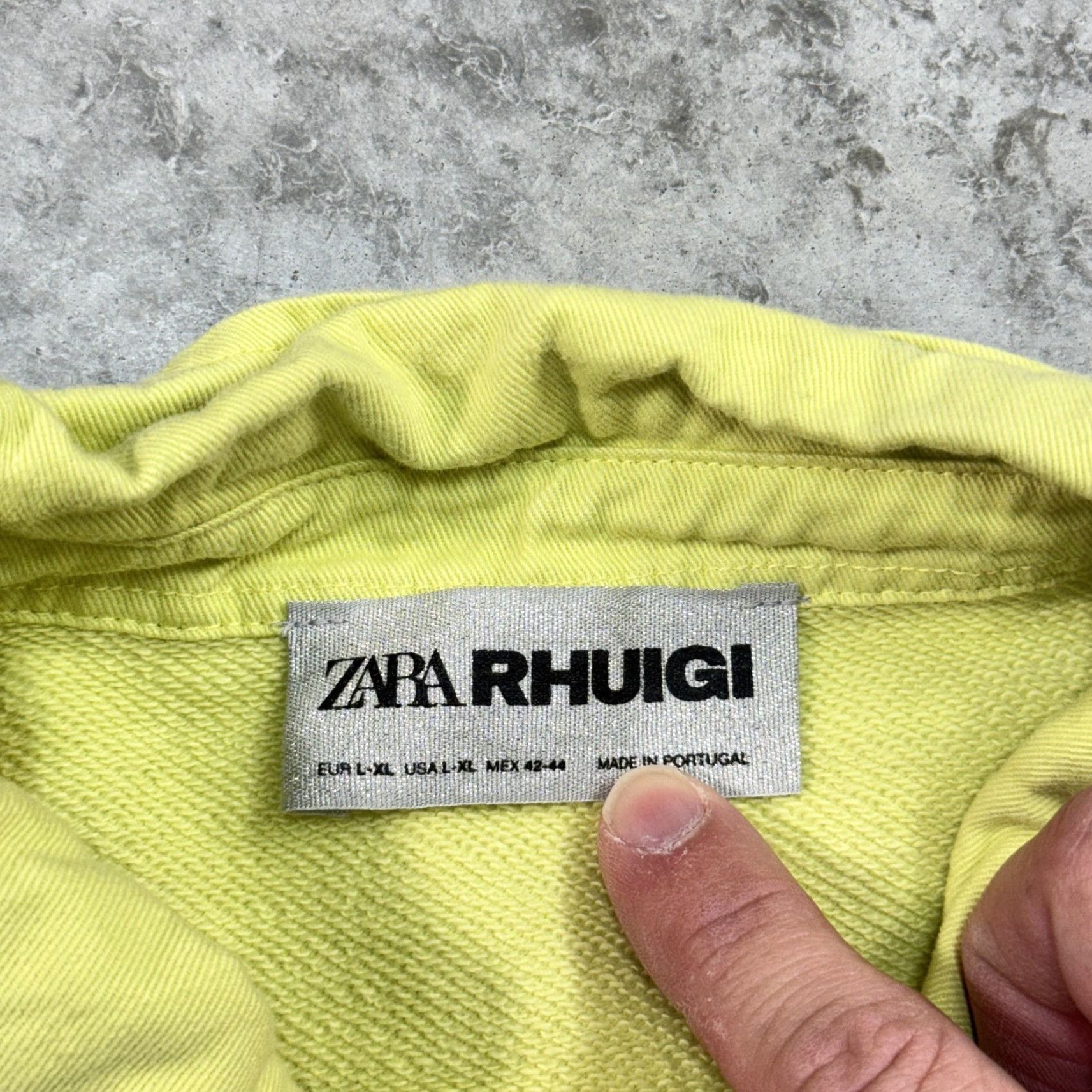 Zara Zara Rugby Shirt Mens XL Yellow Striped Long Sleeve Polo Streetwear Size US L / EU 52-54 / 3 - 4 Thumbnail