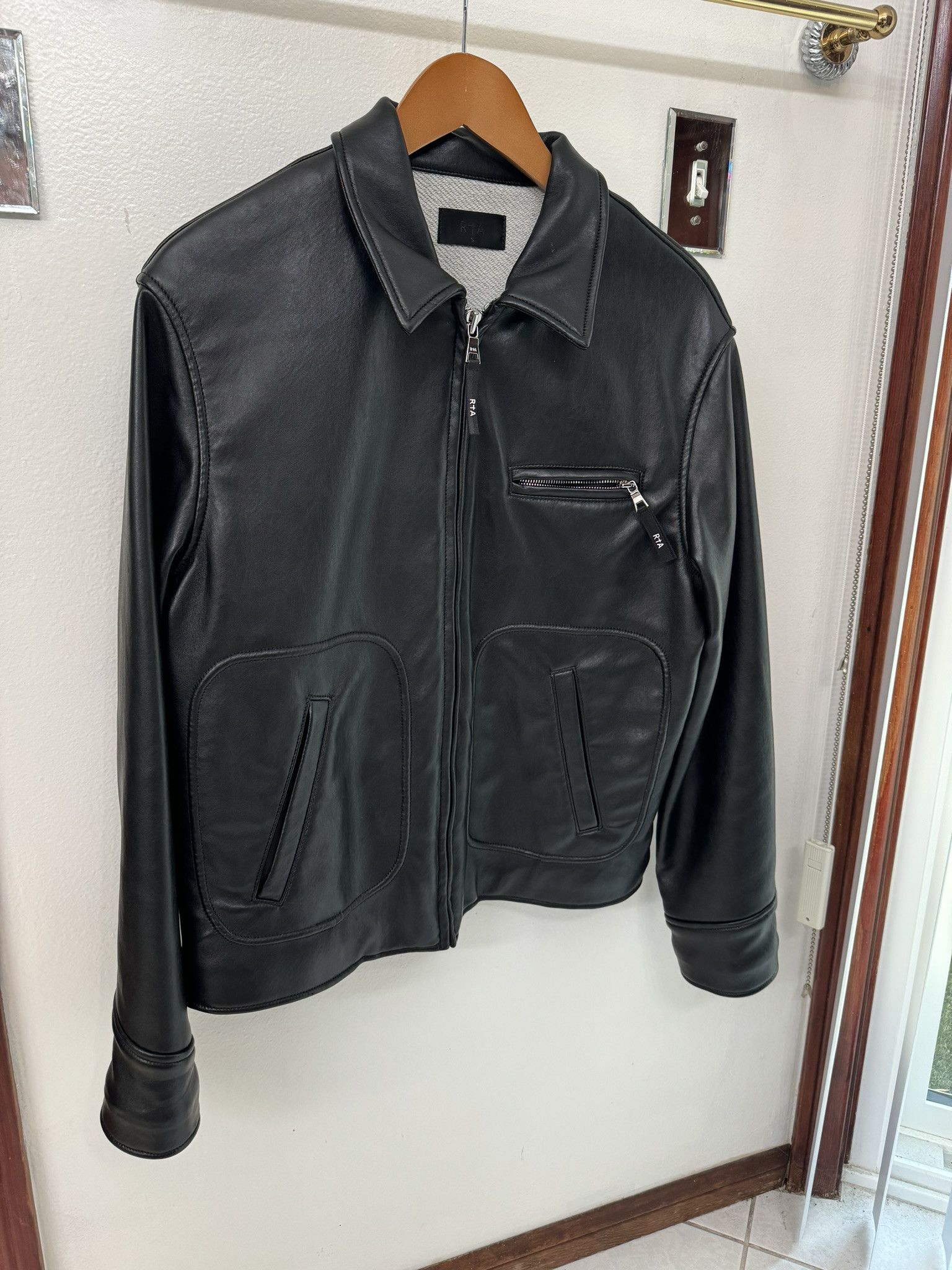 Rta RTA Pleather Black Moto Jacket ***SAMPLE*** Size US S / EU 44-46 / 1 - 1 Thumbnail