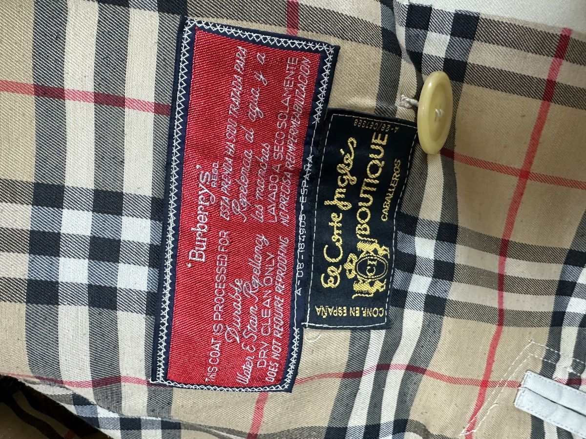 Burberry Prorsum Vintage Burberry nova check trench coat Size US XL / EU 56 / 4 - 11 Thumbnail