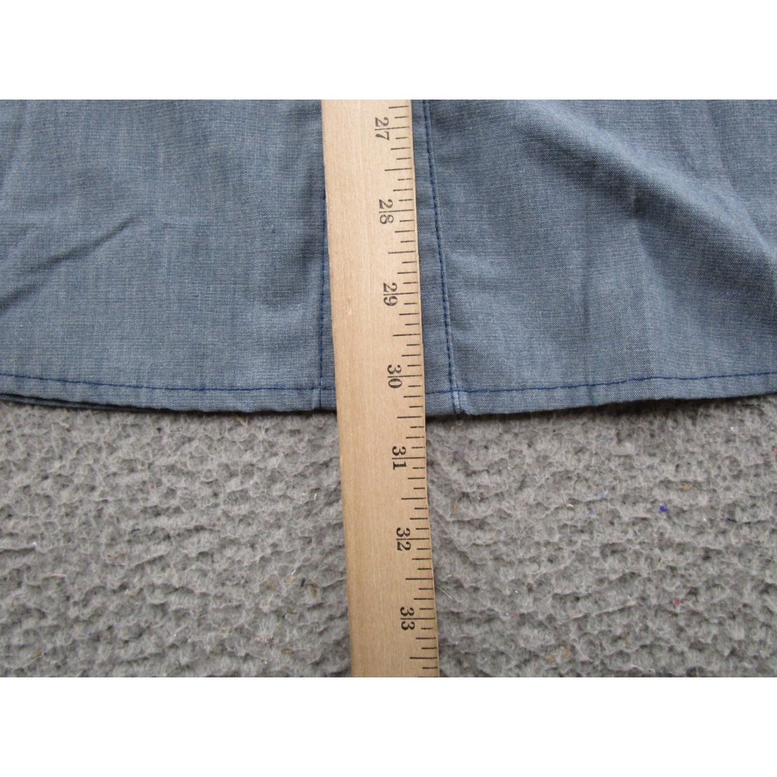 The North Face The North Face Button Up Shirt Men's L Blue Long Sleeve Pockets Regular Fit Size L Size US L / EU 52-54 / 3 - 7 Thumbnail