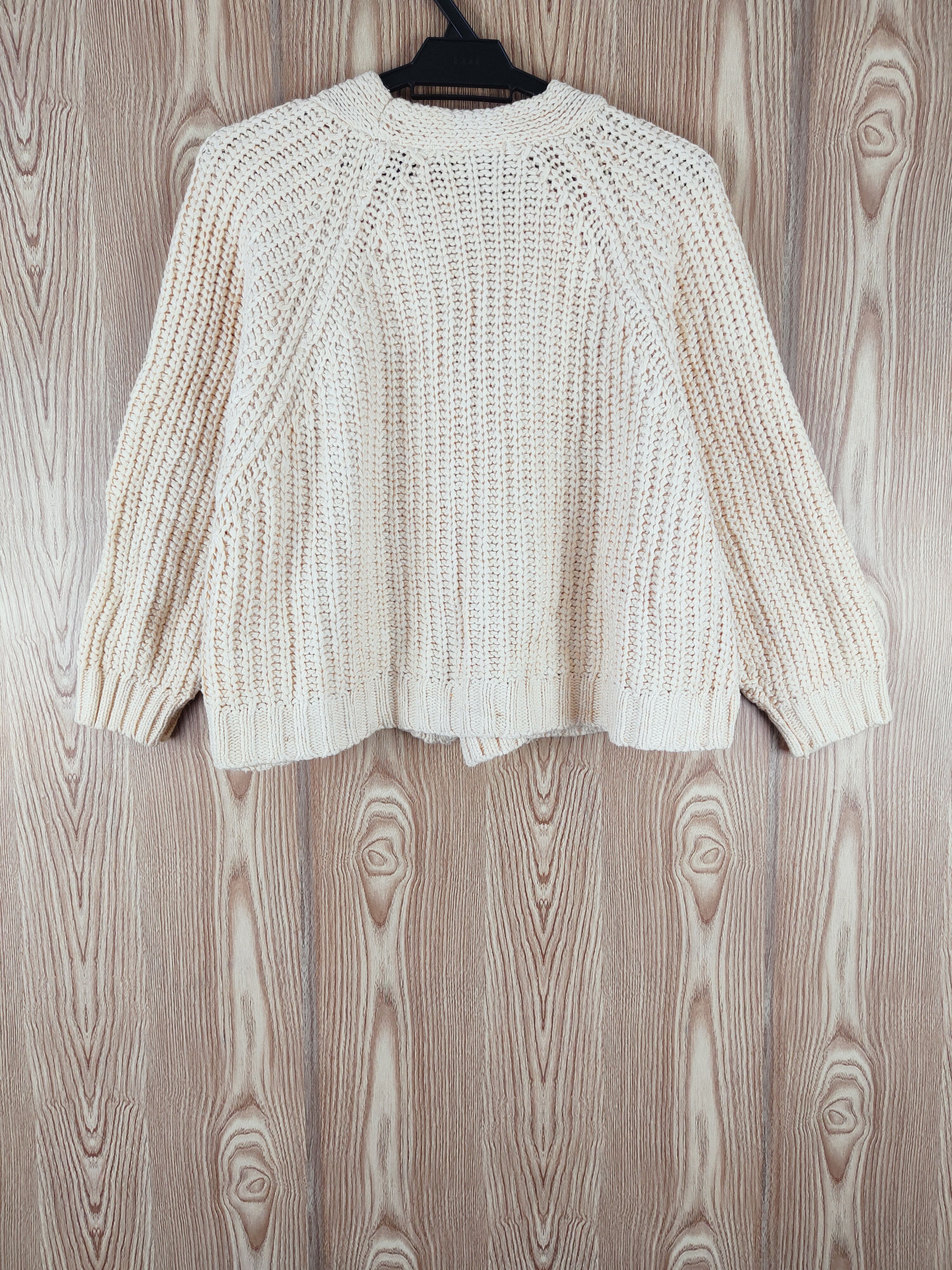 Japanese Brand Spray Premium Orange Knitwear Cardigan #W149 Size M / US 6-8 / IT 42-44 - 7 Thumbnail