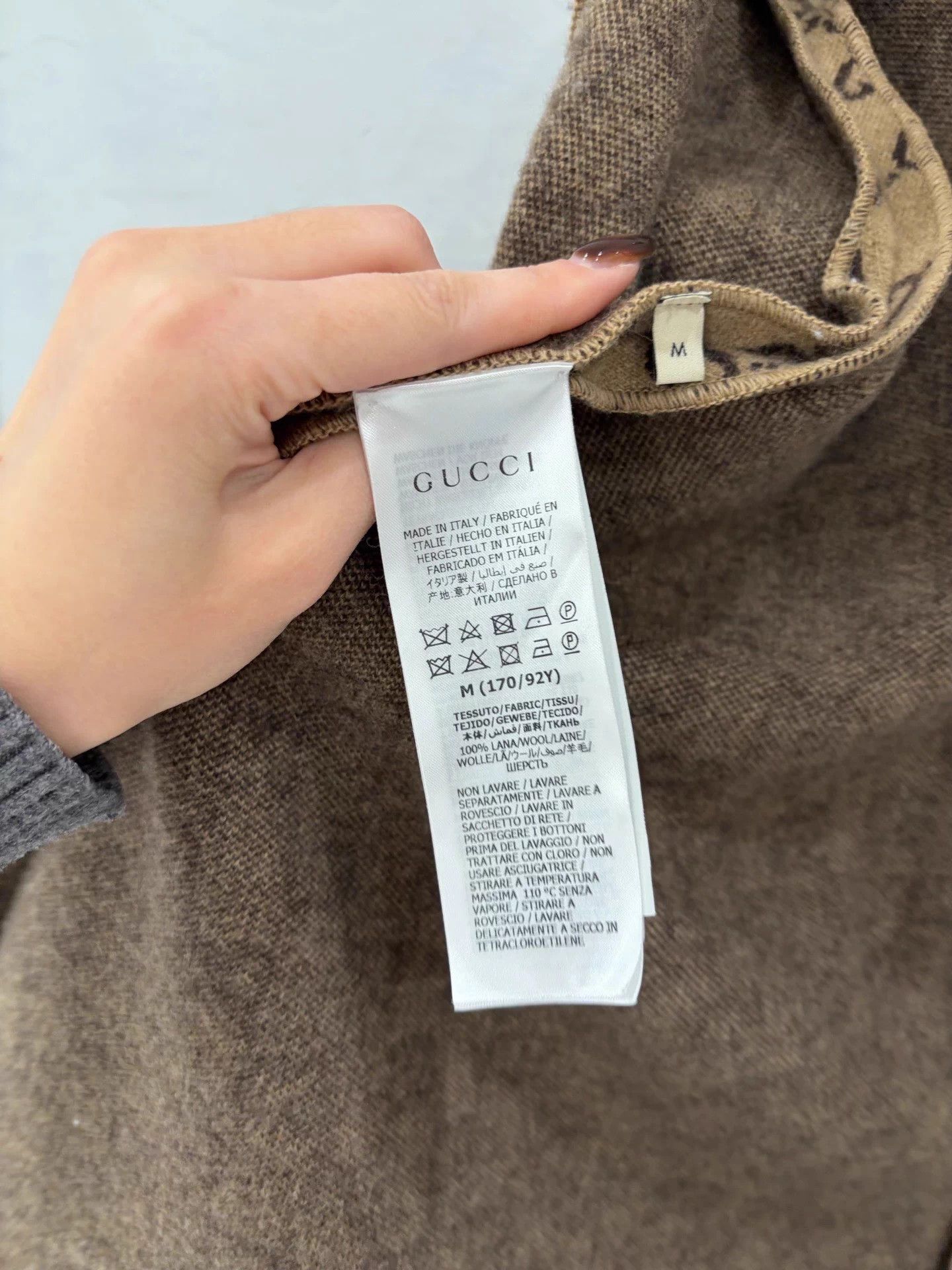 Gucci Gucci Khaki All Over Monogram Cloak Coat Vintage M Size M / US 6-8 / IT 42-44 - 3 Thumbnail