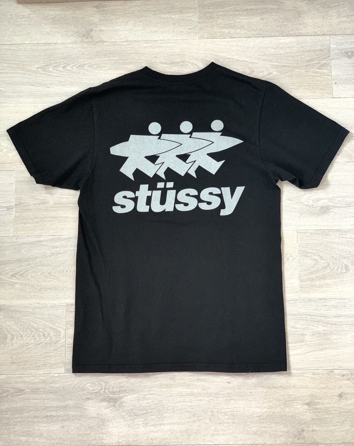 Stussy Stussy Surfwalk Tee Black - Size S Size US S / EU 44-46 / 1 - 5 Thumbnail