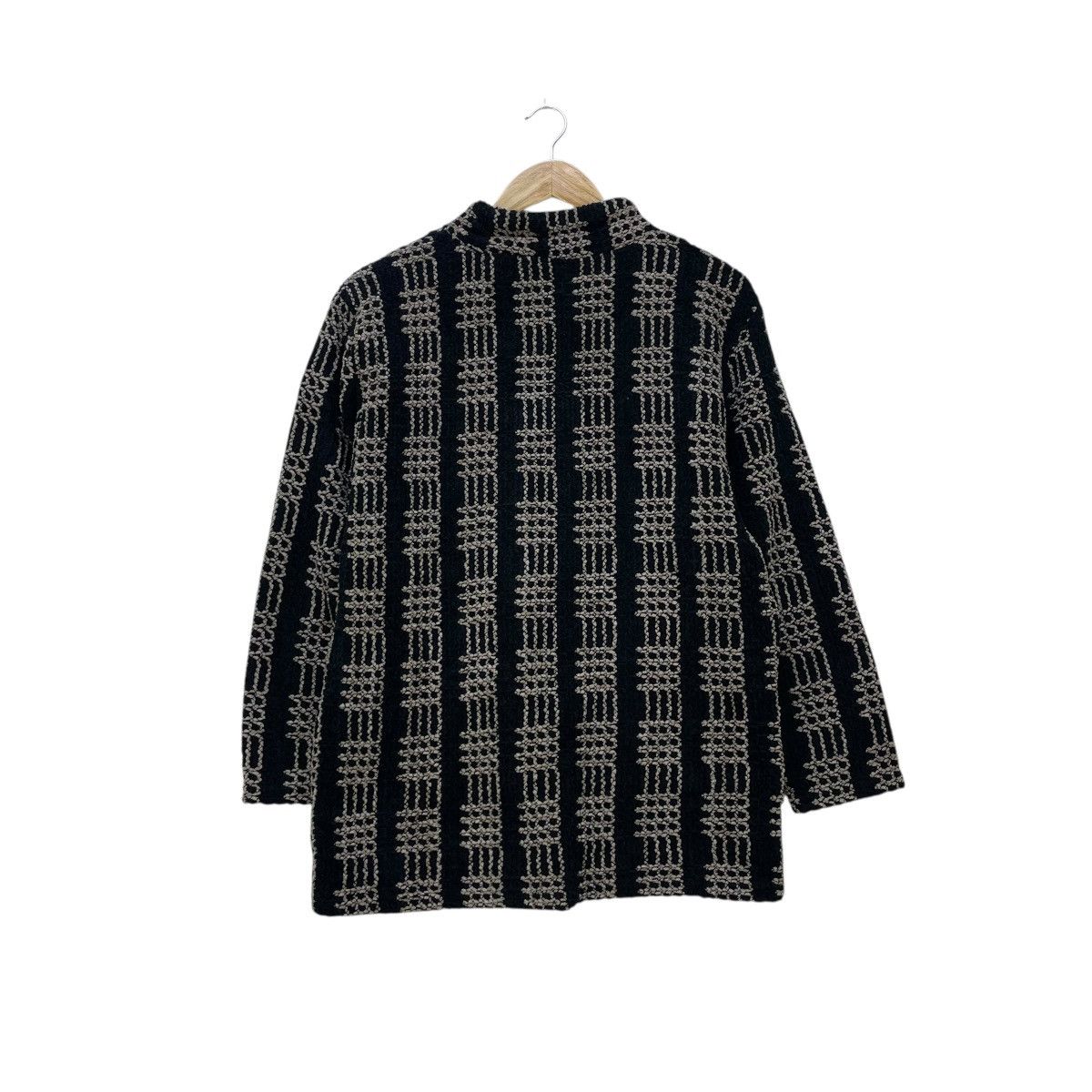 Aran Isles Knitwear 💥Vintage 90w Bashecing Femme Sweatshirt Plaid Knit Pullover Size M / US 6-8 / IT 42-44 - 2 Thumbnail
