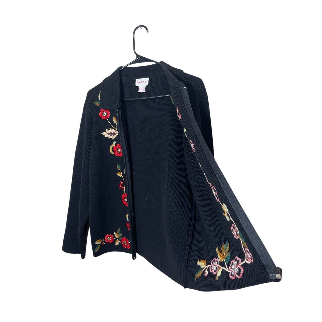 Other Vintage Crystal Kobe Embroidered Cardigan Sweater Size S Size S / US 4 / IT 40 - 5 Thumbnail