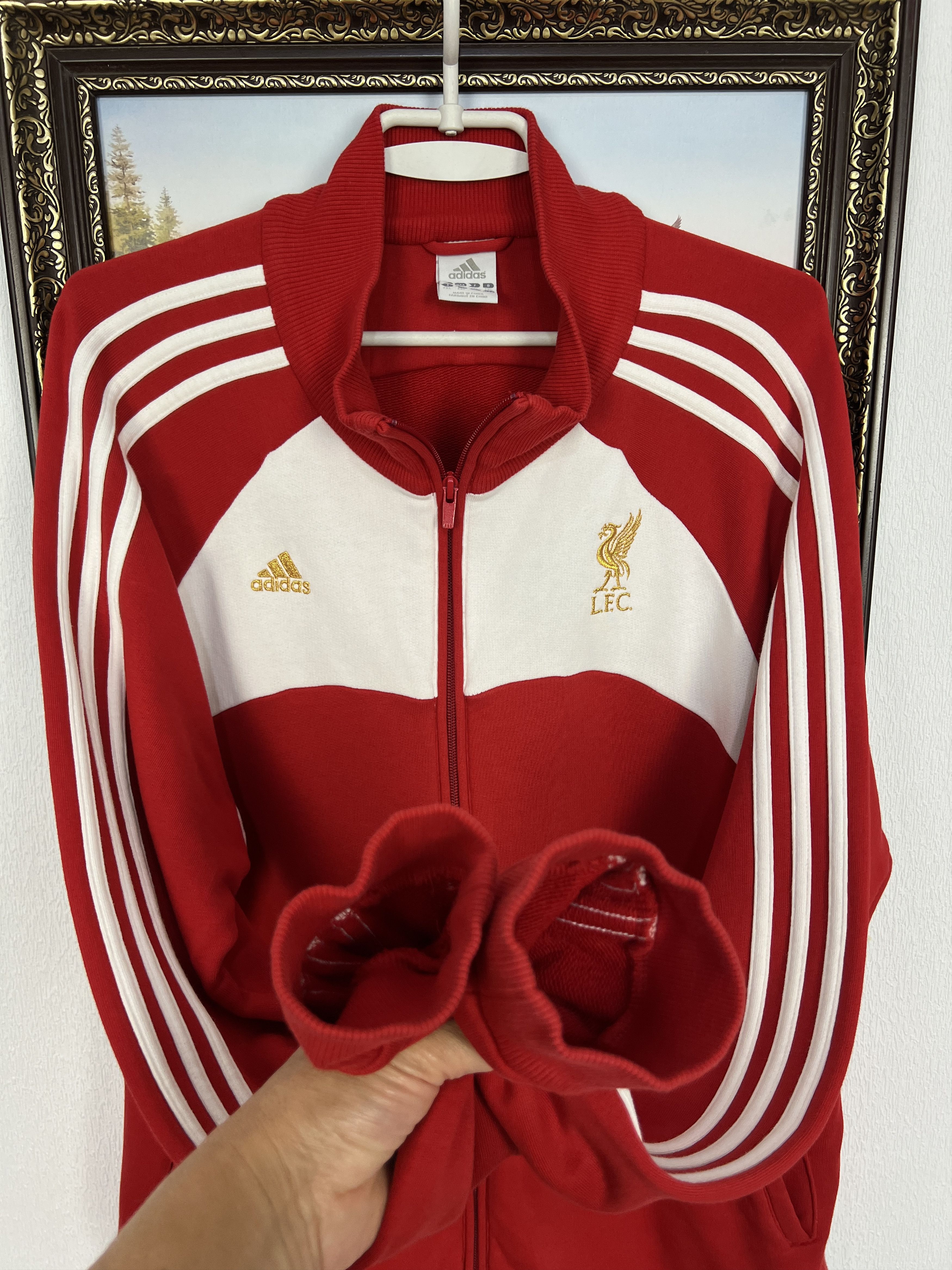 Adidas Vintage Adidas Liverpool Football Jacket Soccer Track Top Size US XXL / EU 58 / 5 - 5 Thumbnail