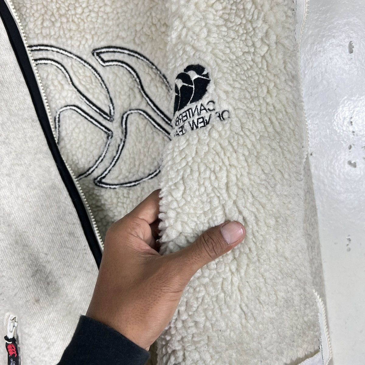 Canterbury of New Zealand 🔥 CANTERBURY BOA FLEECE BIG LOGO Size US L / EU 52-54 / 3 - 13 Thumbnail