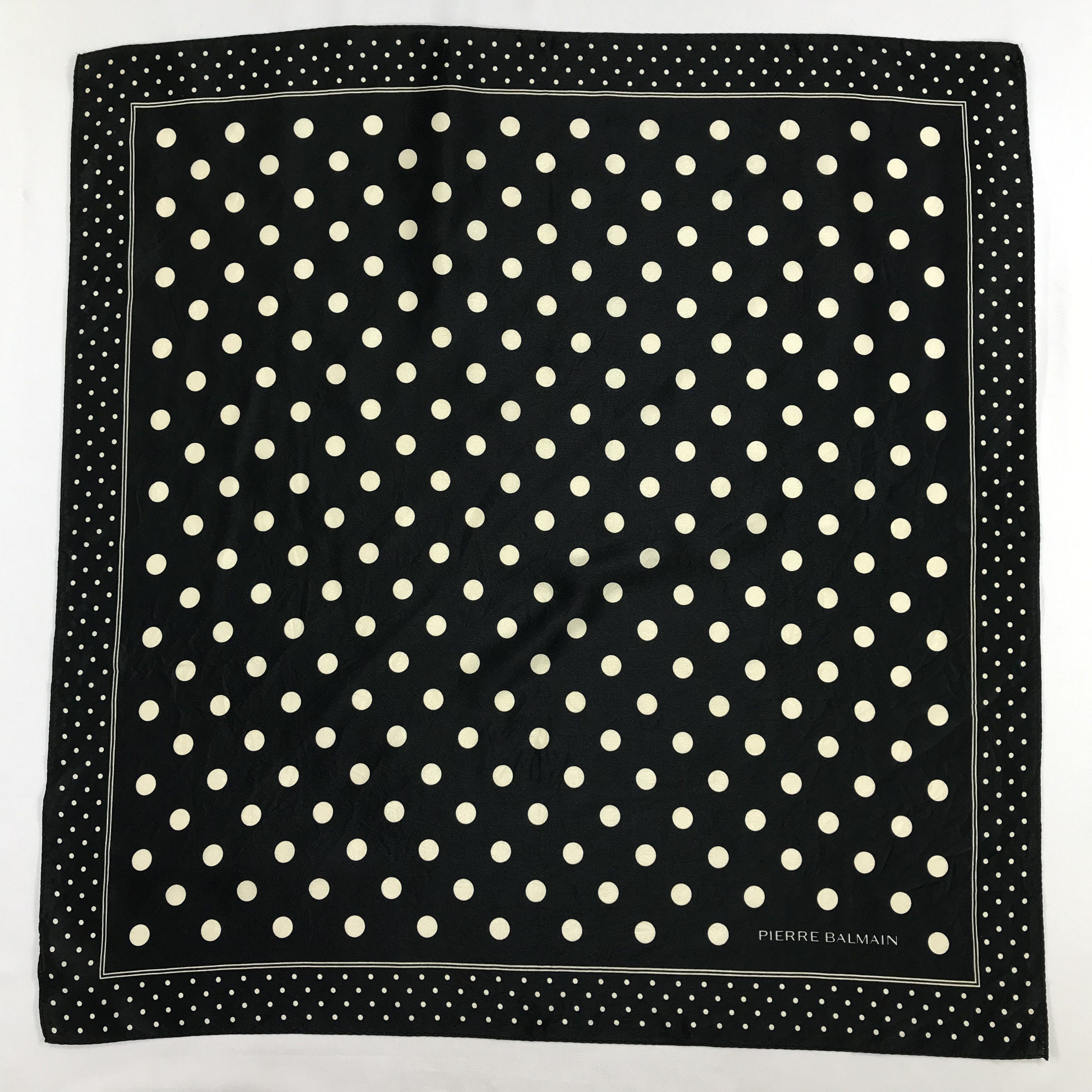 Pierre Balmain × Vintage Pierre Balmain Bandana / Handkerchief / Neckerchief - S2420 Size ONE SIZE - 1 Thumbnail