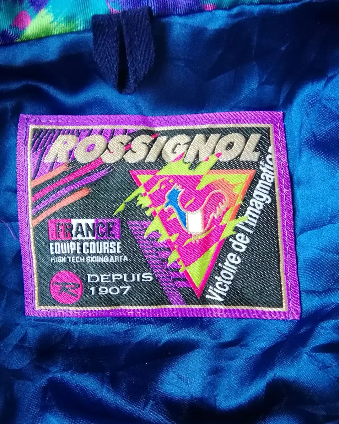 Rossignol 90s Rossignol France Snow Jacket - Colorblock Retro Skiwear Size US L / EU 52-54 / 3 - 11 Thumbnail