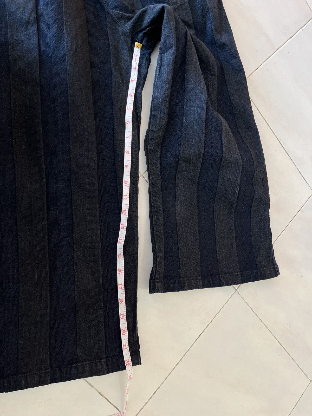 Issey Miyake Issey Miyake Plantation Indigo Linen Cut off Size 30" / US 8 / IT 44 - 11 Thumbnail