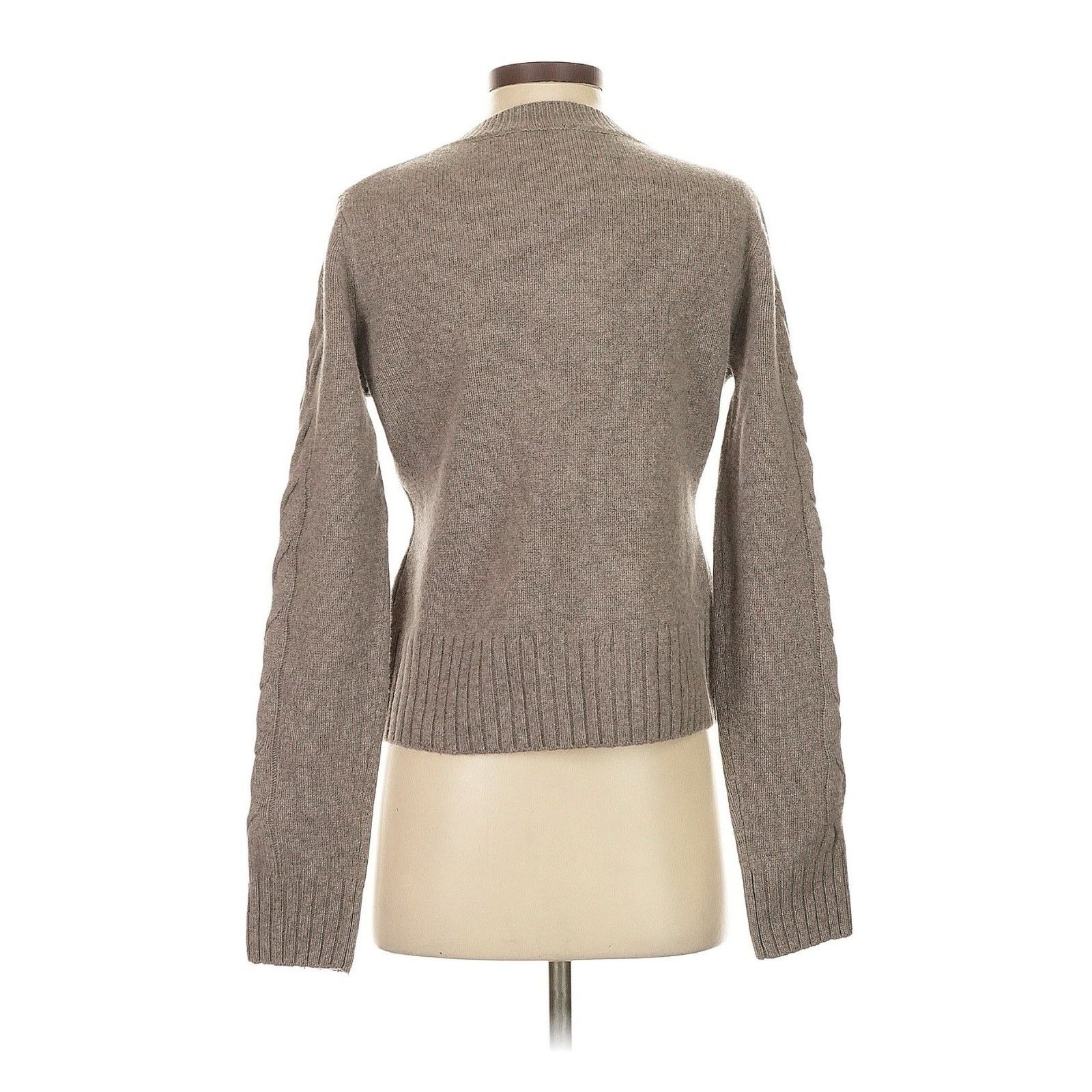 Vince NWOT Vince Wool Blend Cable Knit Grey Pullover Sweater Small Size S / US 4 / IT 40 - 2 Thumbnail