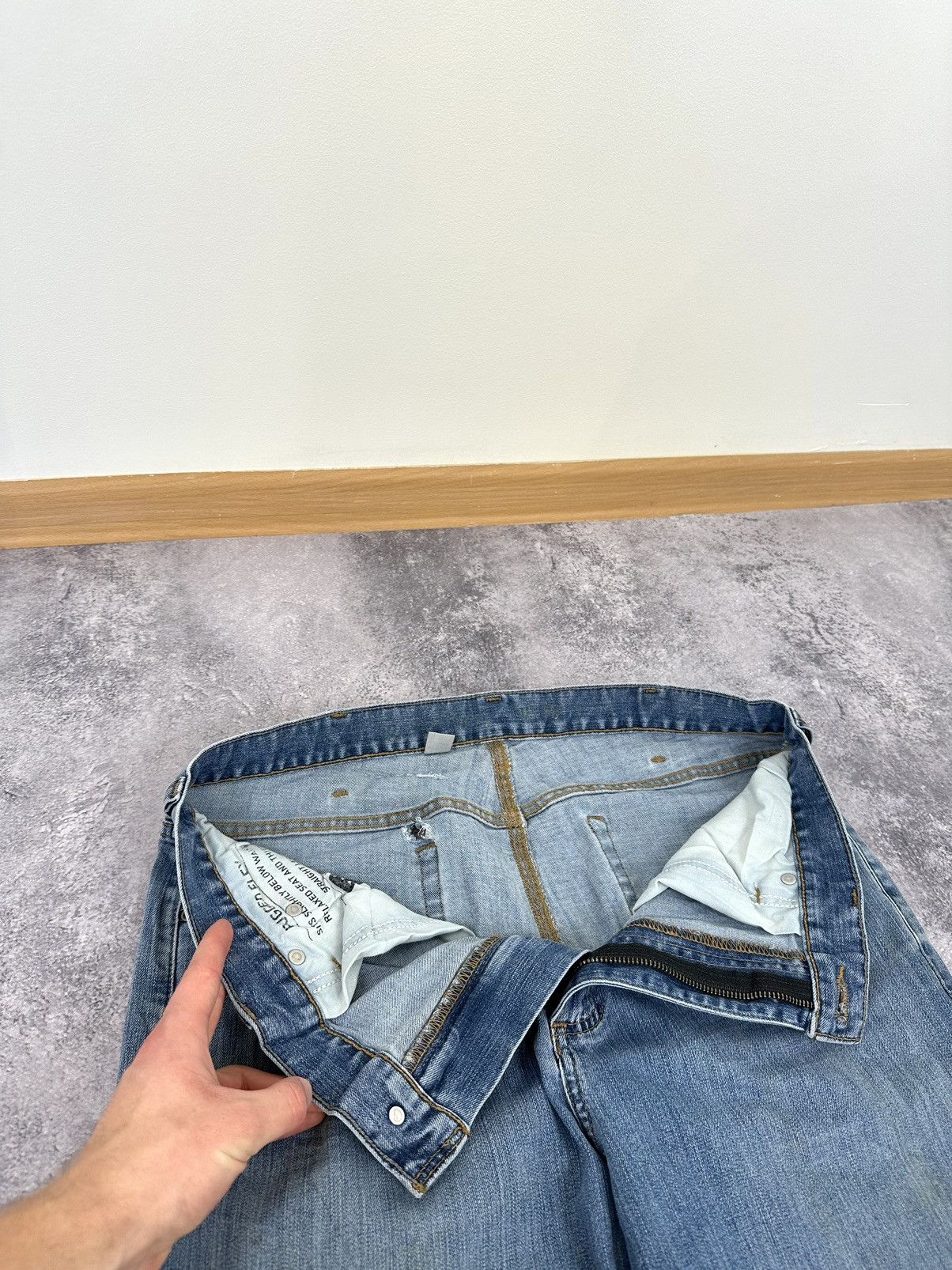 Carhartt Vintage Carhartt American Light Blue Denim Y2K Opium Jeans Size US 36 / EU 52 - 13 Thumbnail
