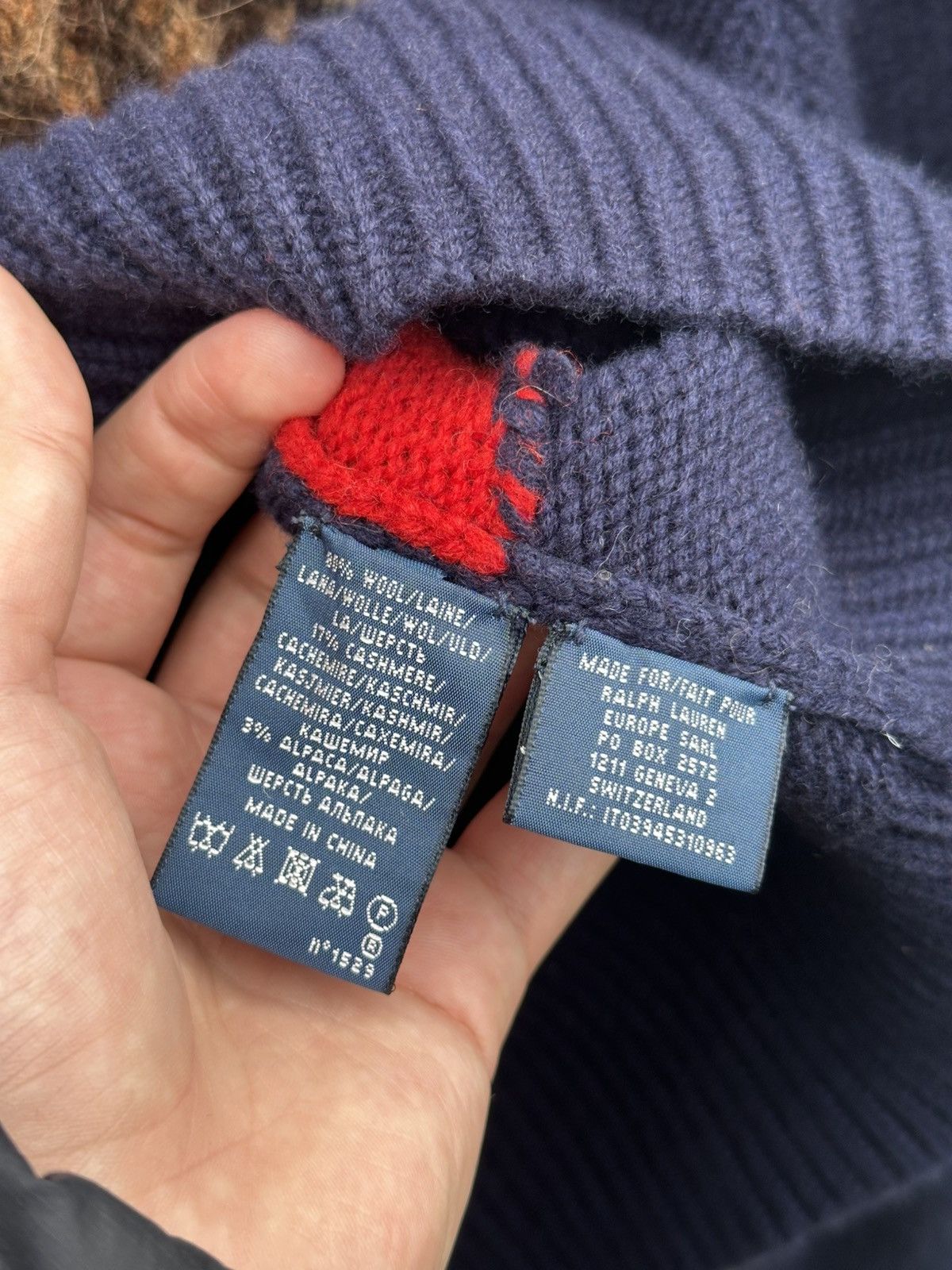 Ralph Lauren Rare Ralph Lauren Horse-Intarsia Wool and Cashemere Sweather Size XL / US 12-14 / IT 48-50 - 5 Thumbnail