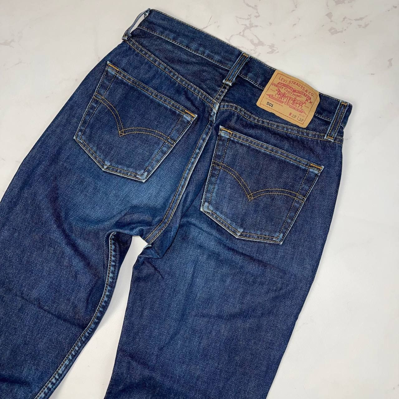 Levi's Levis Vintage Denim Jeans 501 Y2k Streetwear Bootcut Style Size 29" - 13 Thumbnail