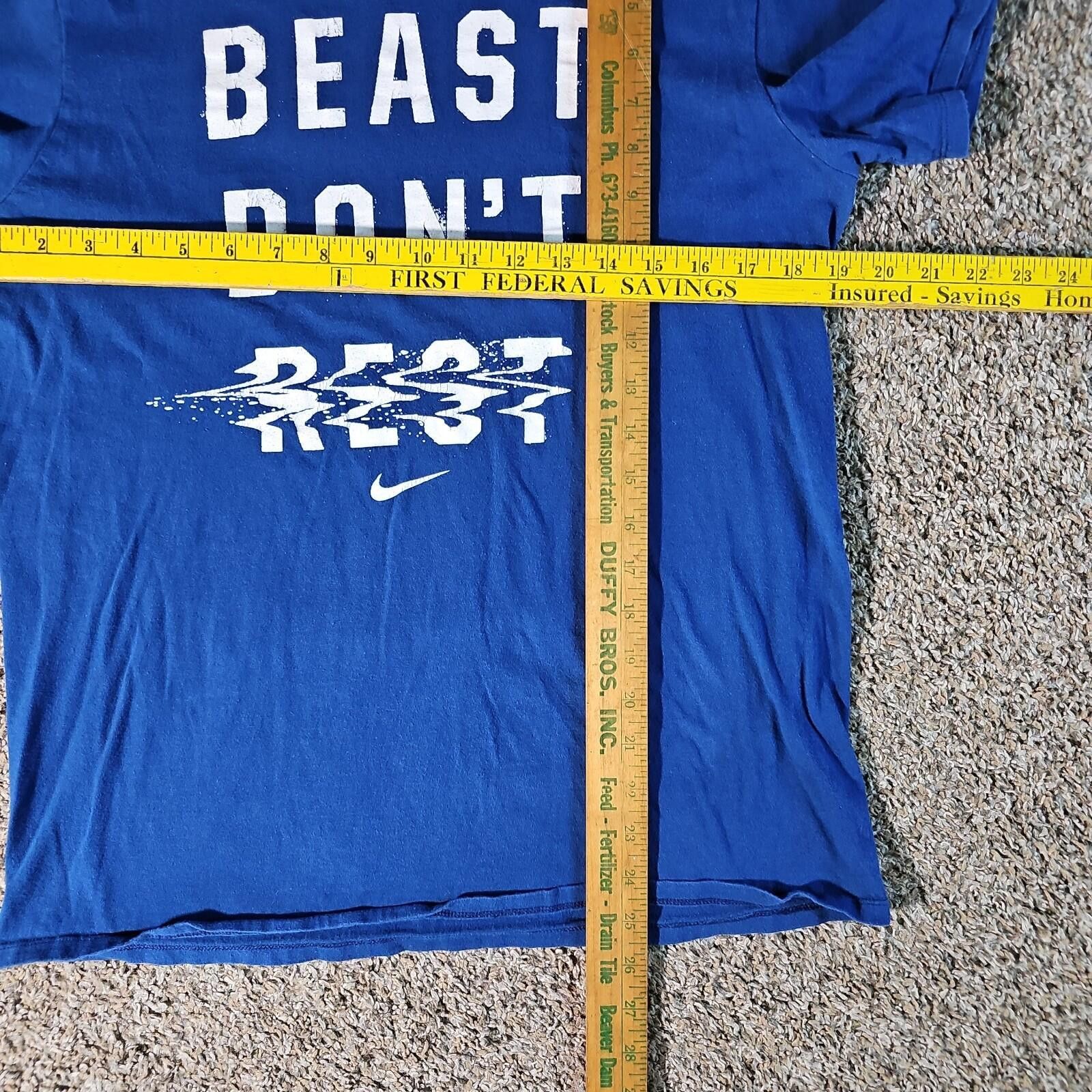 Nike Nike Tee M BEAST DON'T REST tshirt SEE MEASUREMENTS Size US M / EU 48-50 / 2 - 4 Thumbnail