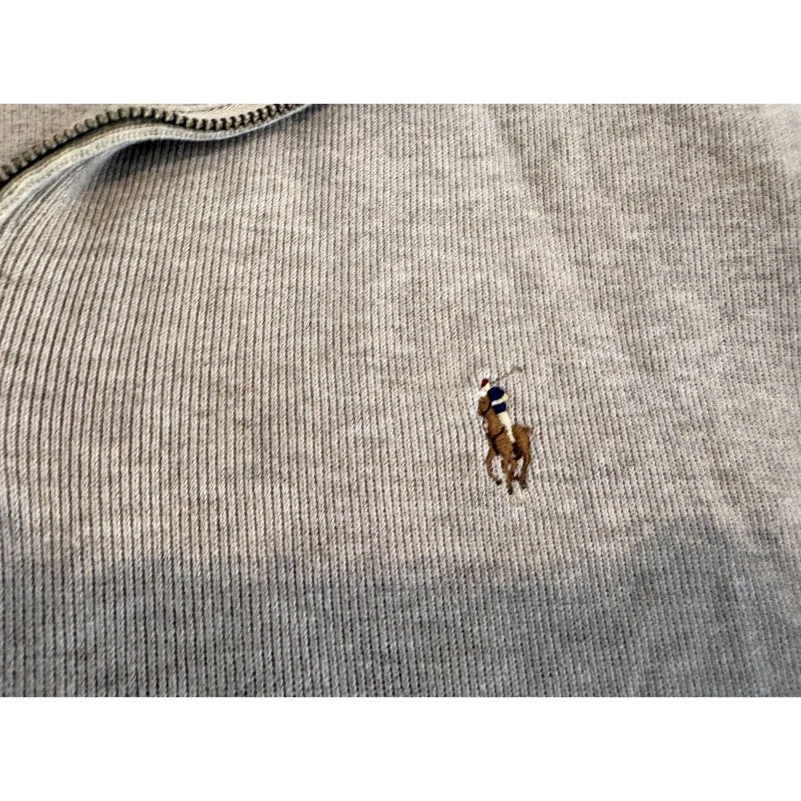 Polo Ralph Lauren Polo Ralph Lauren Pullover Sweater Quarter Zip Beige w/ Pony Mens XL Size US XL / EU 56 / 4 - 3 Thumbnail