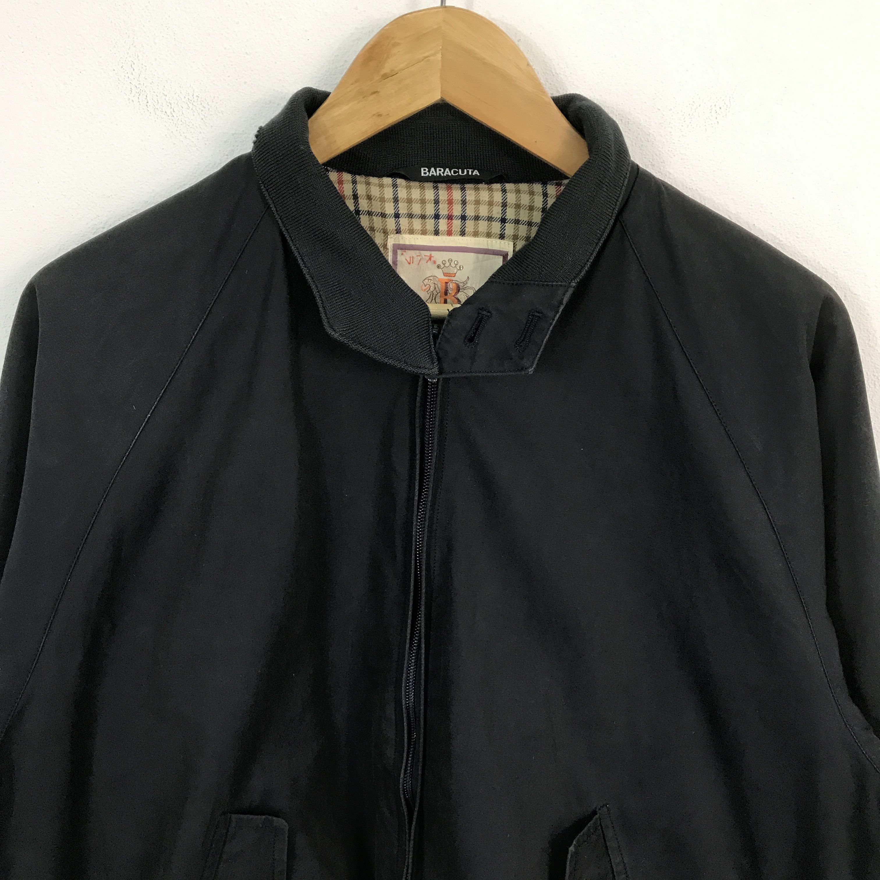 Baracuta × Vintage Vintage Baracuta Navy Blue Faded jacket Size US L / EU 52-54 / 3 - 3 Thumbnail
