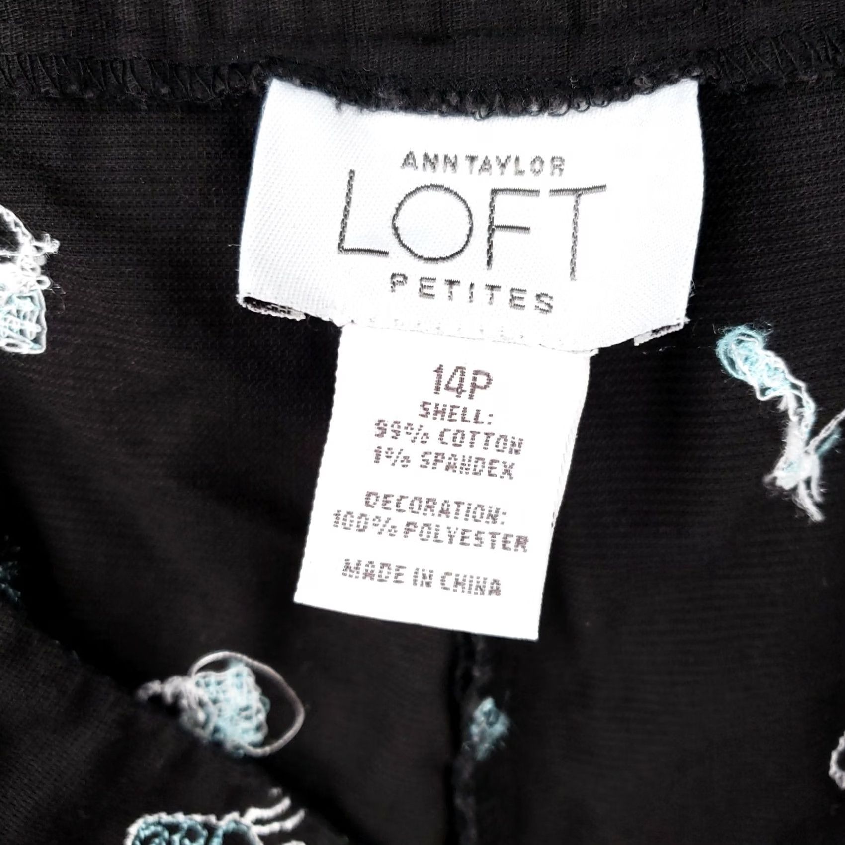 Ann Taylor Ann Taylor Loft Petite Black Skimmer Shorts Womens 14P High Rise Casual Travel Size 36" / US 14 / IT 50 - 3 Thumbnail