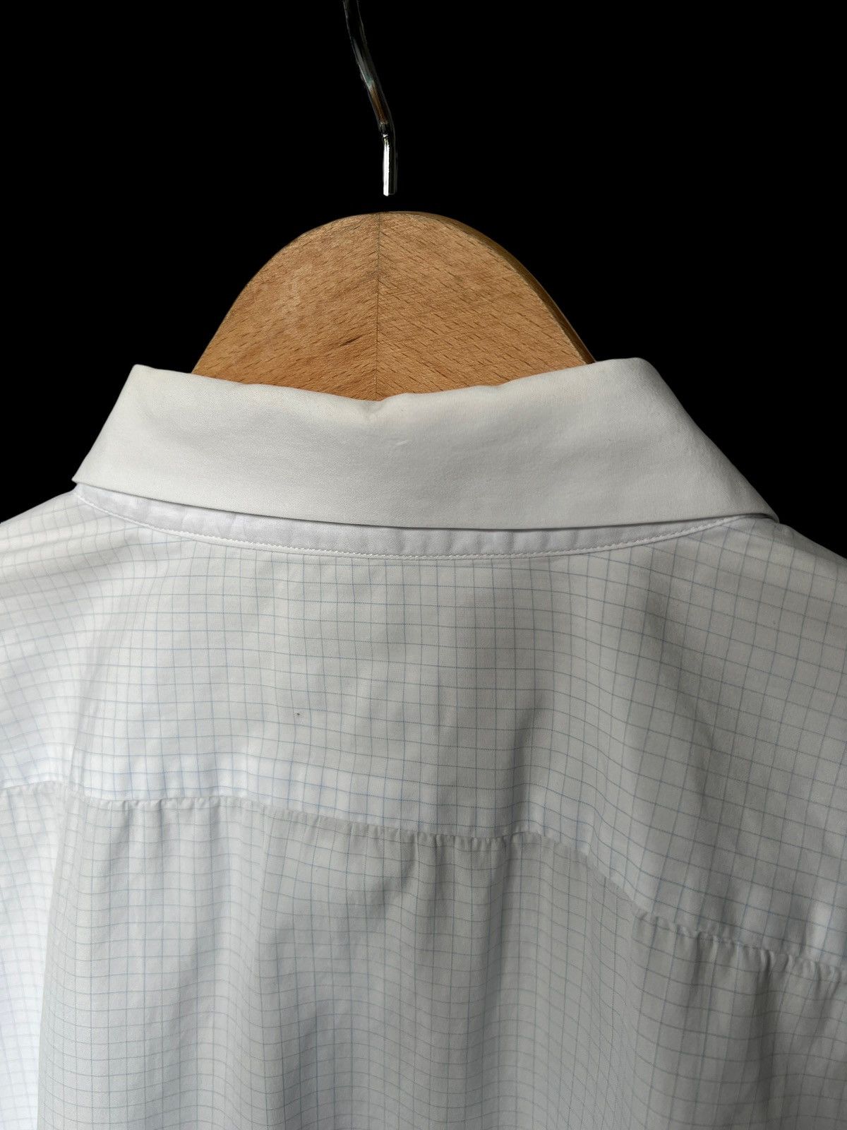 Jil Sander Jil Sander Blue Squares Button Up Shirt Size US M / EU 48-50 / 2 - 10 Thumbnail