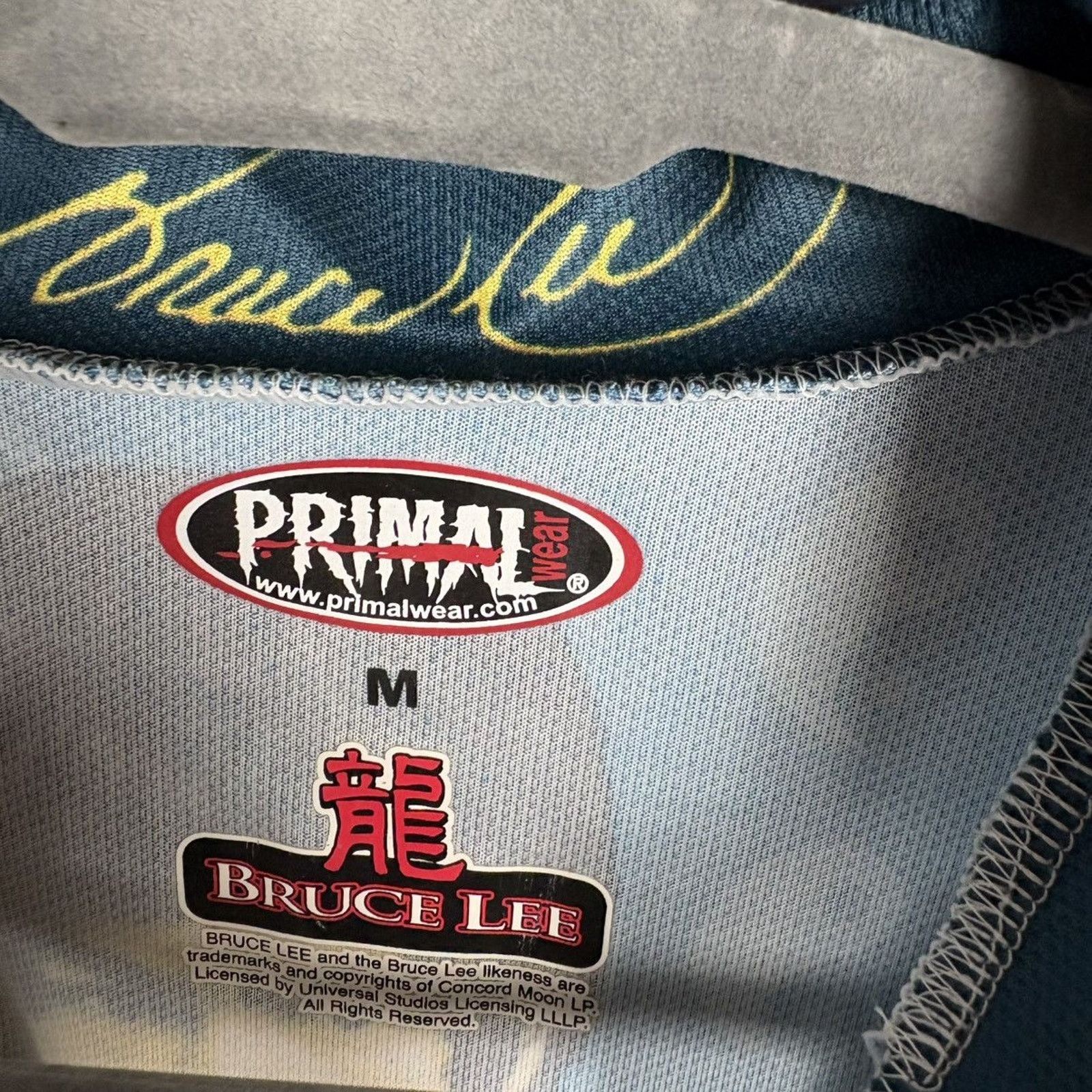 Vintage 2005🐉BRUCE LEE BIKING SHIRT Size US M / EU 48-50 / 2 - 8 Thumbnail