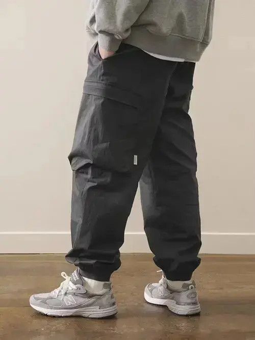Other 20SS Indigo Union Japan Grey Worker Jogger Pants Size US 32 / EU 48 - 1 Thumbnail