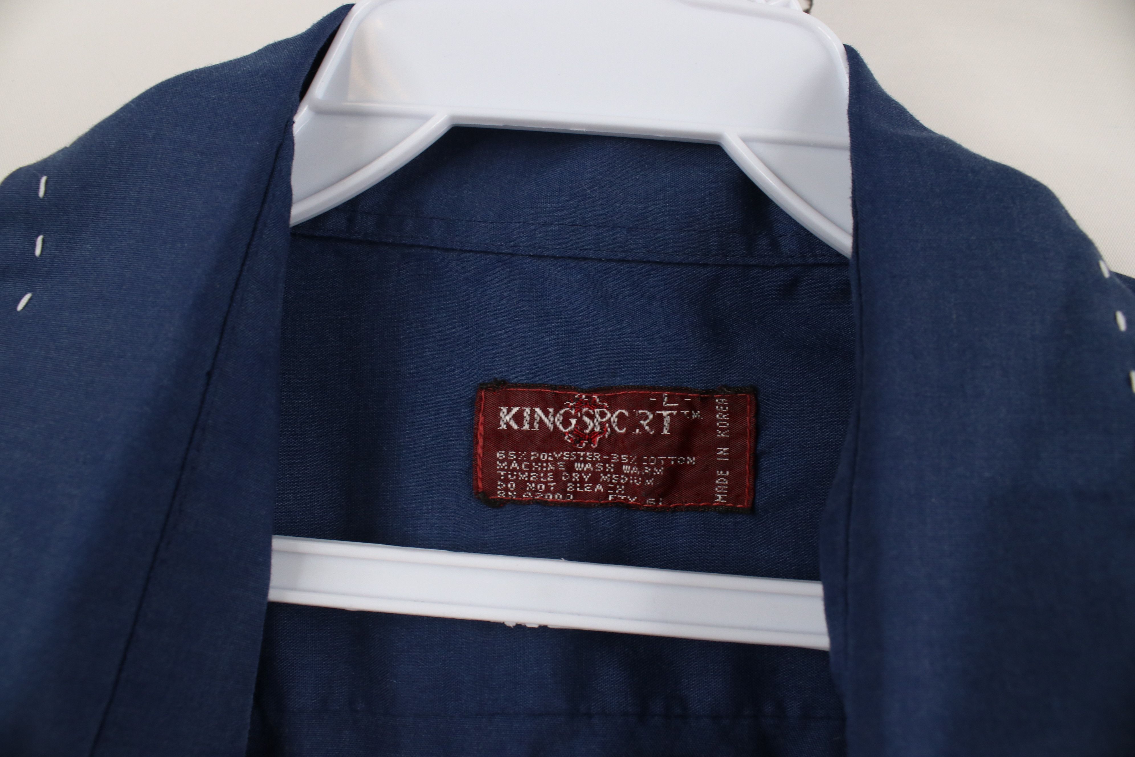 Vintage Vintage 70s Streetwear Short Sleeve Collared Button Shirt Size US L / EU 52-54 / 3 - 13 Thumbnail