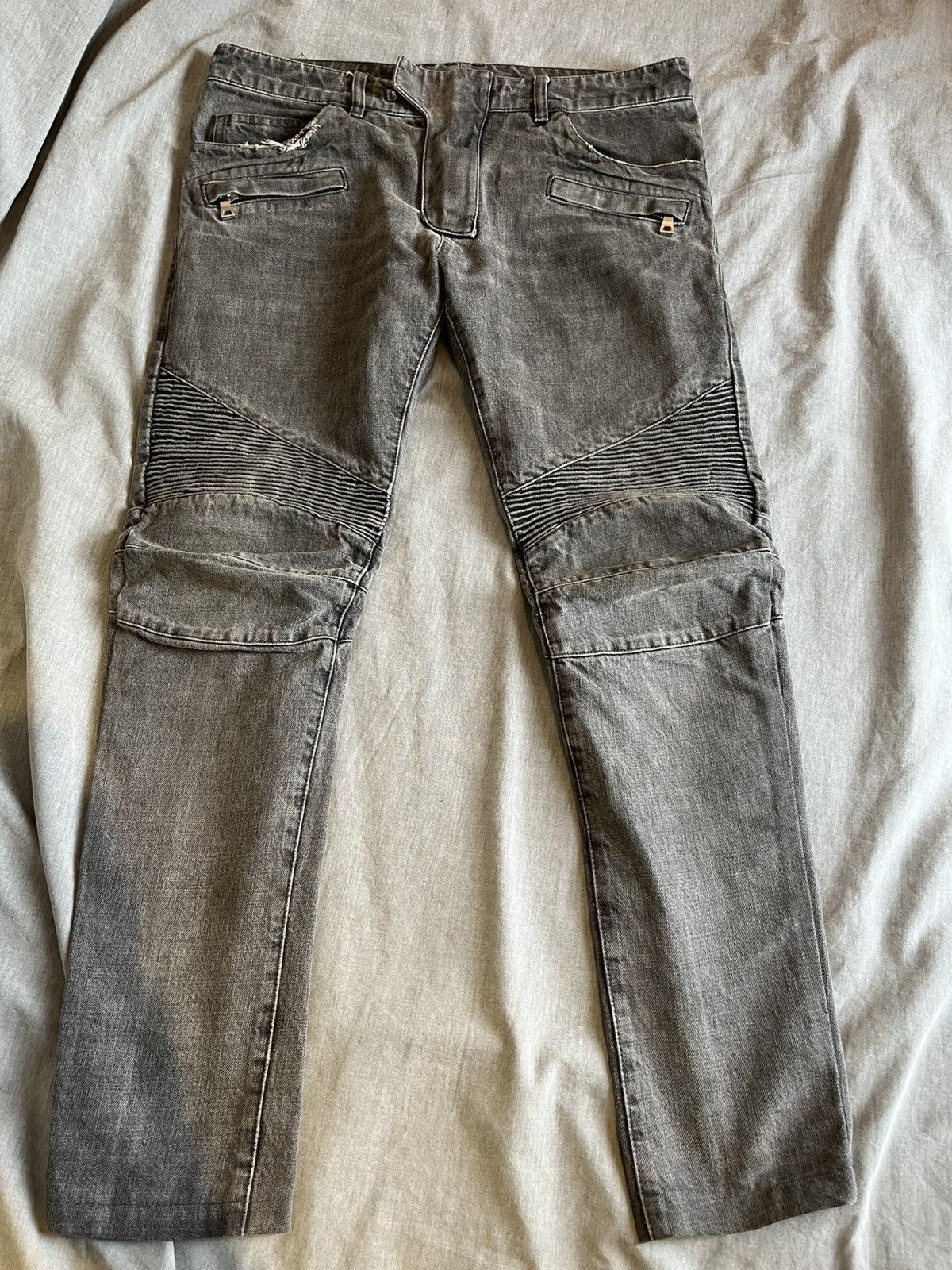 Balmain Balmain bikers ss14 Size US 30 / EU 46 - 1 Thumbnail