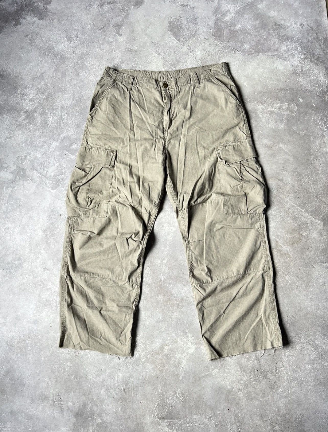 Carhartt Vintage 90s Carhartt Y2k Baggy Cargo Pants Size US 36 / EU 52 - 7 Thumbnail