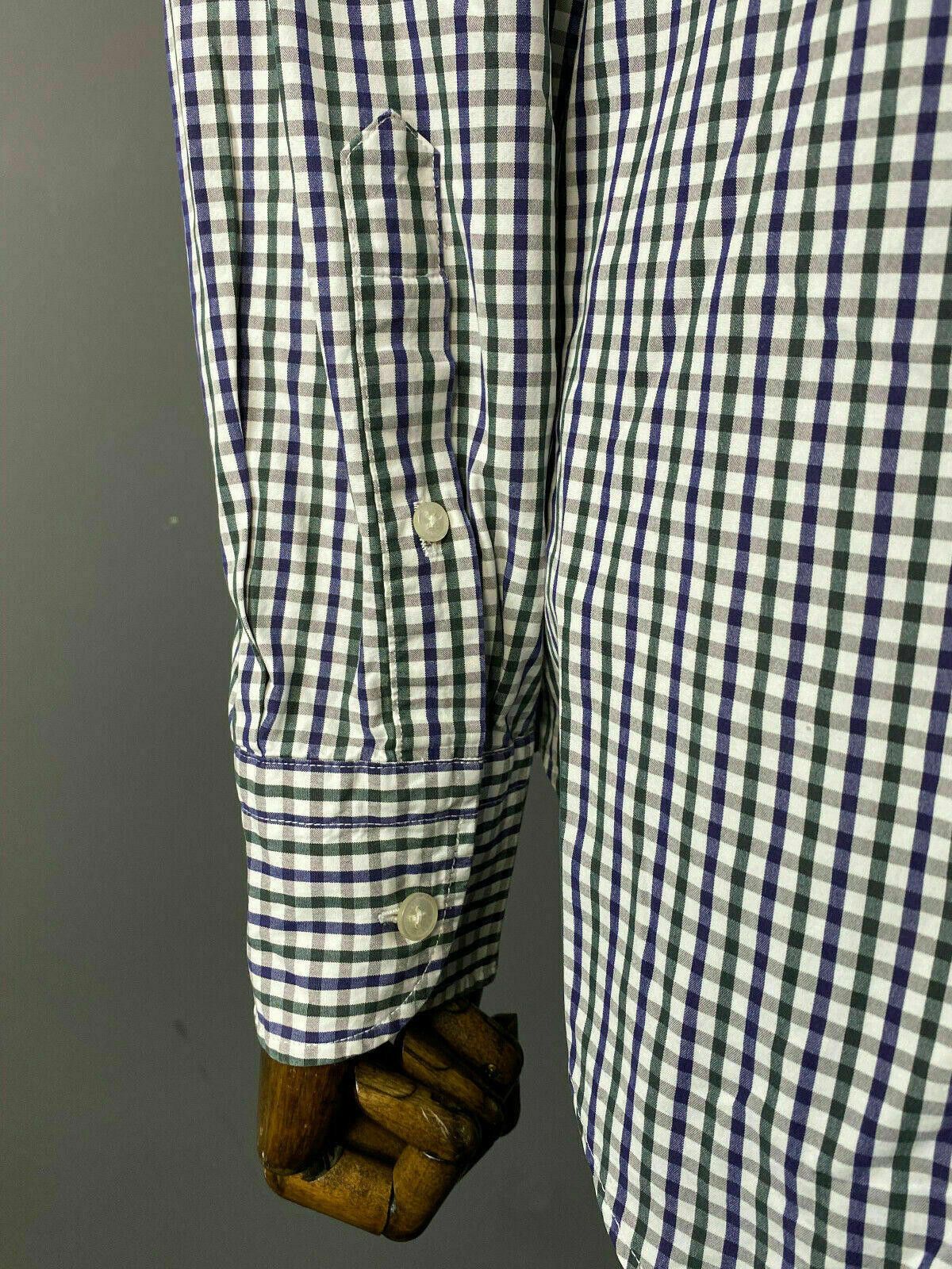 Designer Men Boggi Milano Multicolor Check Cotton Shirt Size XL Size US XL / EU 56 / 4 - 8 Thumbnail