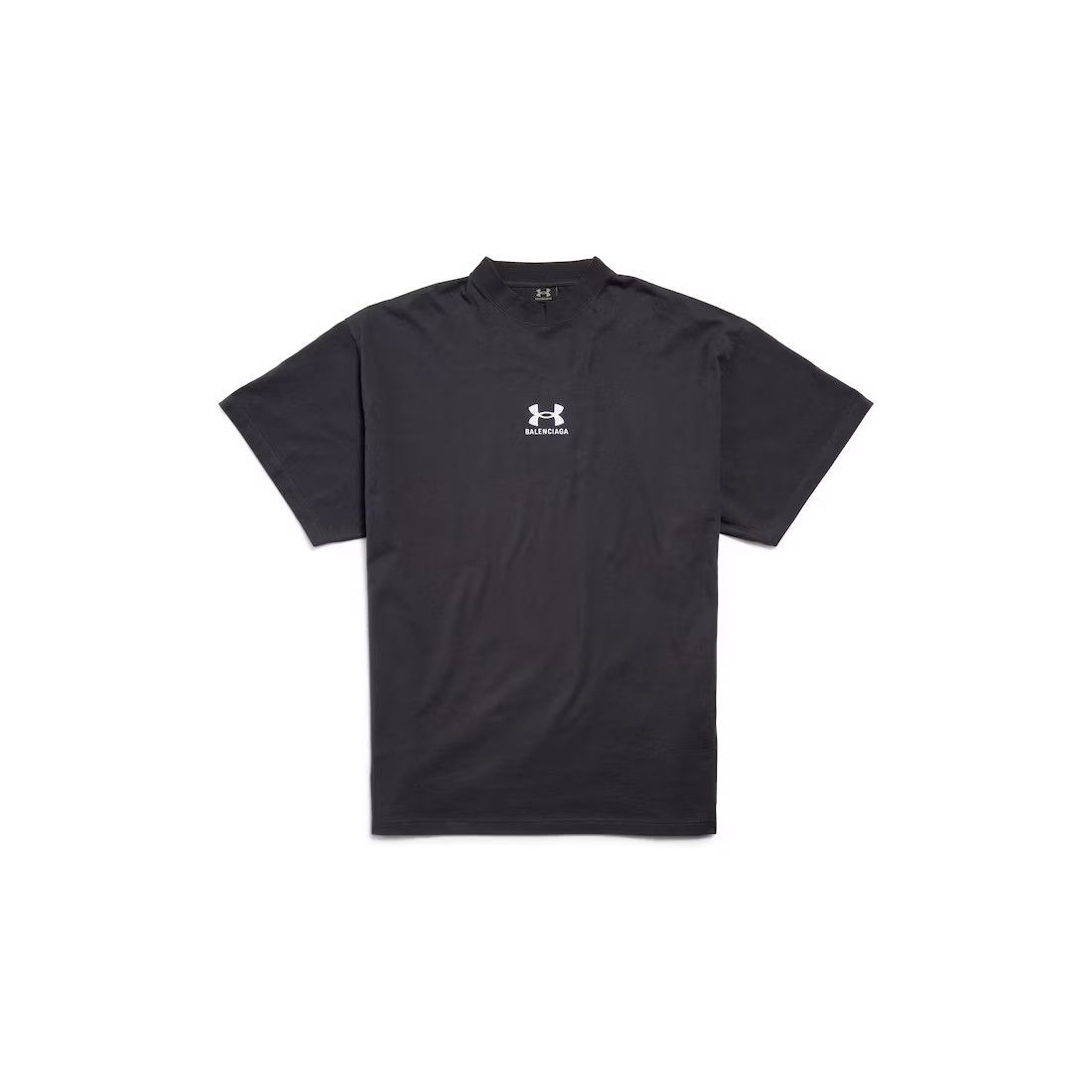 Balenciaga × Under Armour o1s1wg110425 Under Armour® T-Shirt Oversized in Washed Black Size US XXL / EU 58 / 5 - 1 Thumbnail