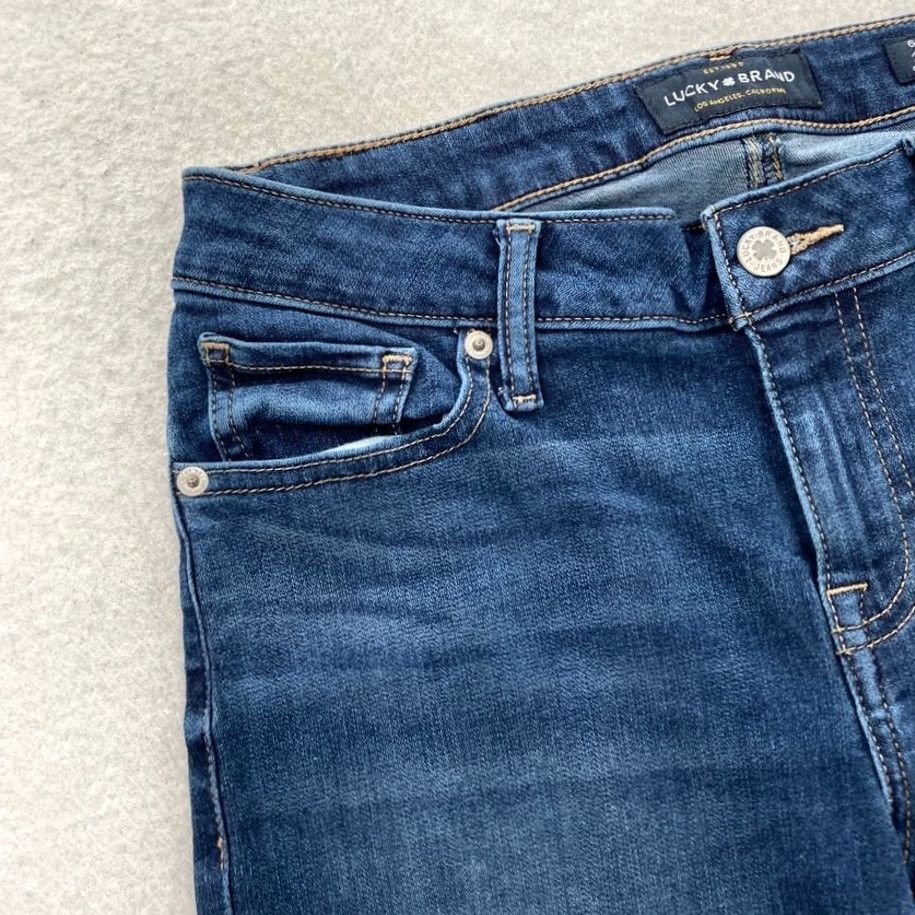 Lucky Brand Lucky Brand Lolita Skinny Women's Jeans 6/28 Medium Wash Blue Denim Slim 5-Pocket 26in Inseam Pants Size 28" / US 6 / IT 42 - 3 Thumbnail
