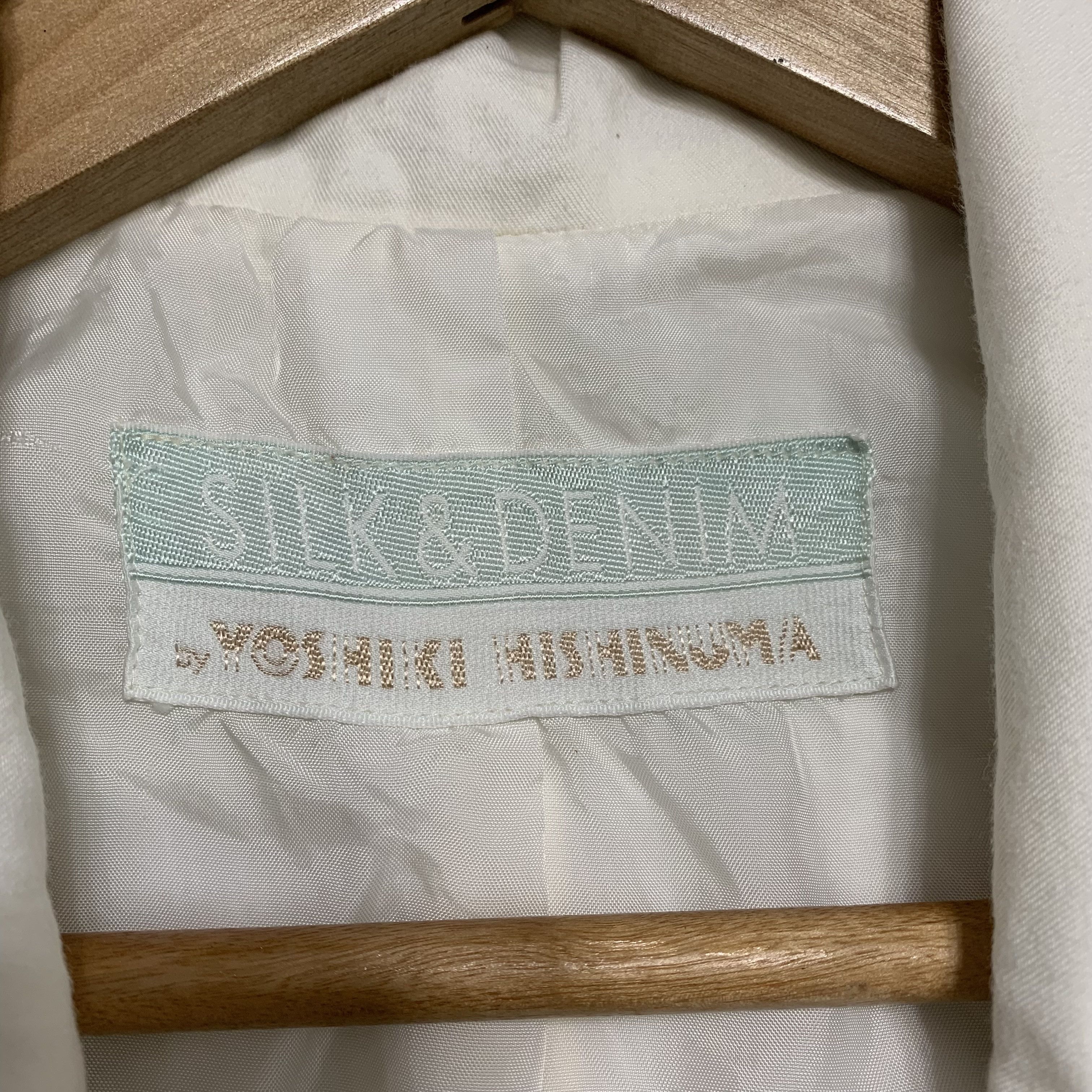 Other Yoshiki Hishinuma Silk & Denim Jacket Size L / US 10 / IT 46 - 7 Thumbnail