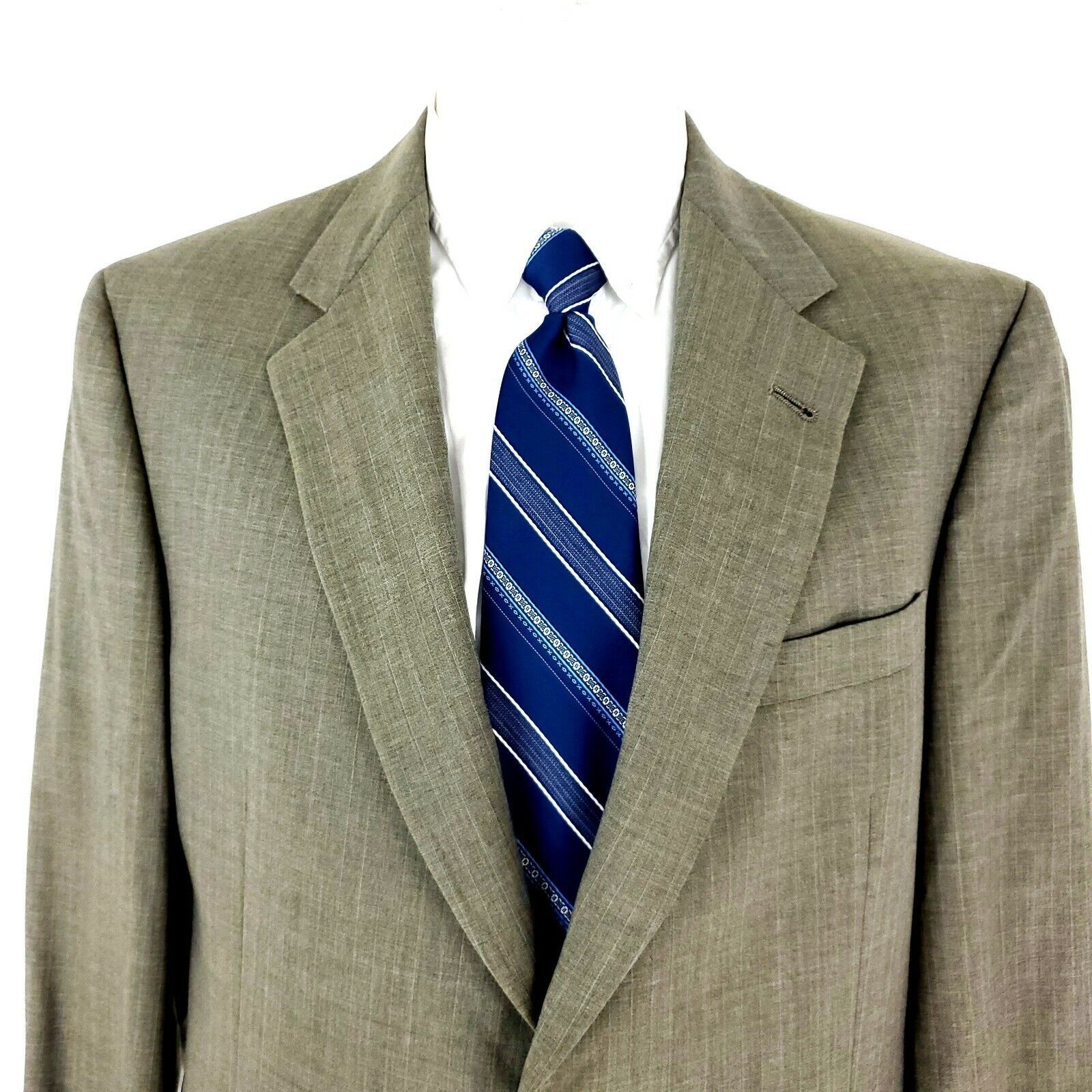 Hart Schaffner Marx Hart Schaffner Marx Gold Trumpeter Wool 2 Button Blazer 40R Size 40R - 1 Thumbnail
