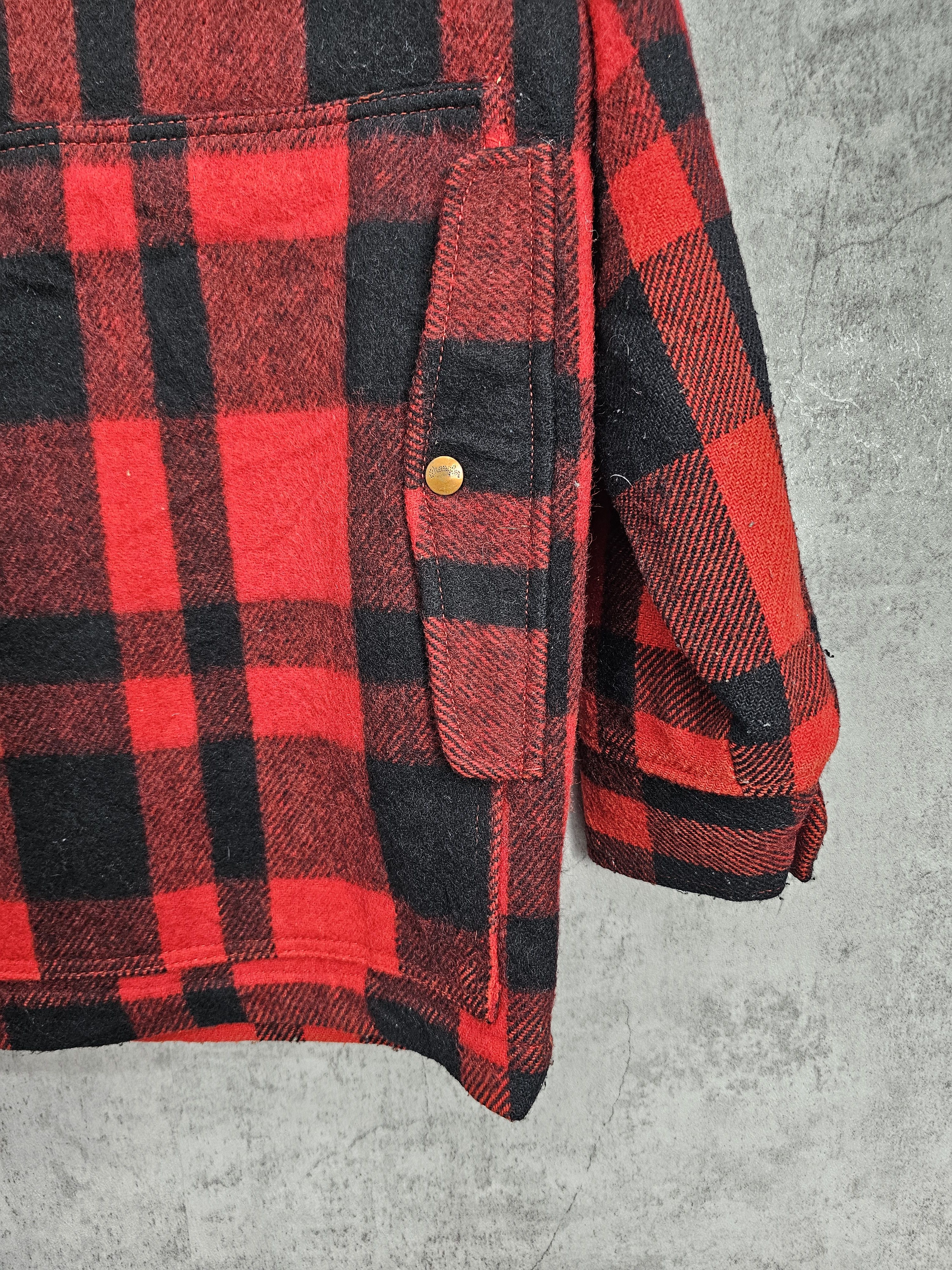 Vintage Vintage WRANGLER Multi Pockets Checked Wool Jacket J0031 Size US M / EU 48-50 / 2 - 3 Thumbnail