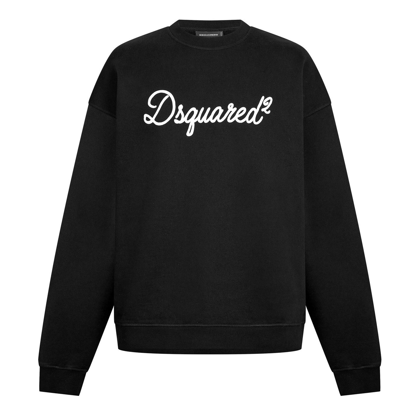 Dsquared2 o1g2r1mq0426 Big Signature Crew Sweatshirt in Black Size US XL / EU 56 / 4 - 1 Thumbnail