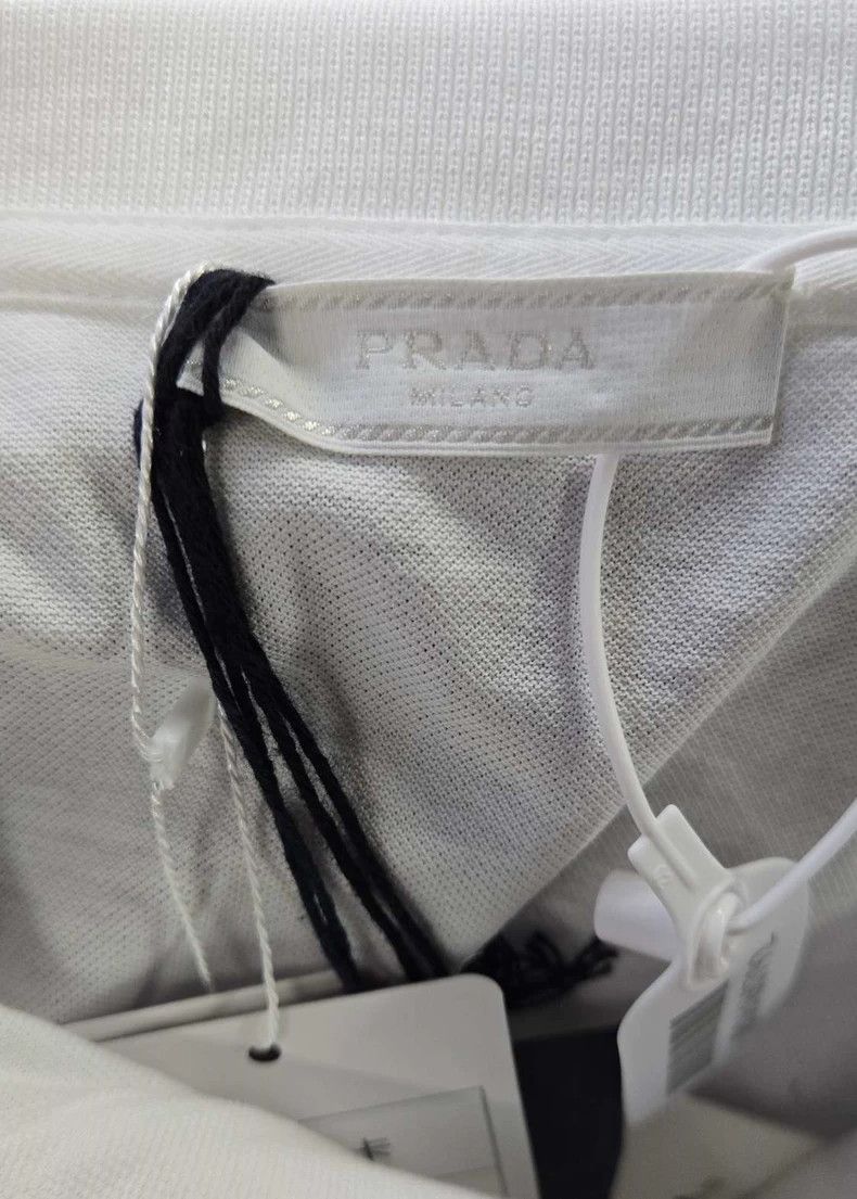 Prada PradaSolid color lapel T-shirt 2503-Nextarrow Size US XL / EU 56 / 4 - 7 Thumbnail