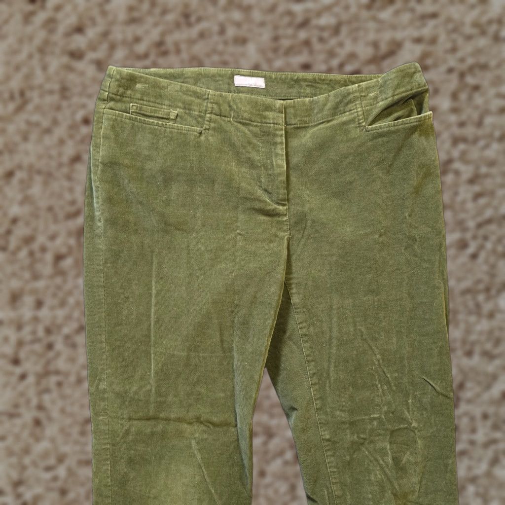 J. Jill J. Jill Pants Womens 8P Petite Green Tapered Corduroy Stretch Casual Academia Shirt? Size 30" / US 8 / IT 44 - 1 Thumbnail