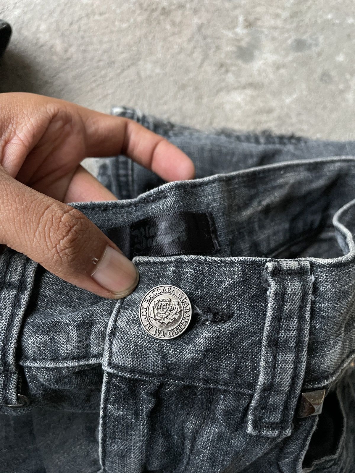 Japanese Brand Black baccara japanese brand bondage jeans Size US 28 / EU 44 - 11 Thumbnail