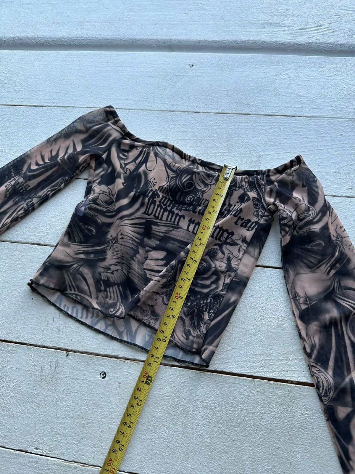 Designer 🚨 Save The Queen Jean Paul Gaultier STYLE! MeshBlouses Size XS / US 0-2 / IT 36-38 - 6 Thumbnail