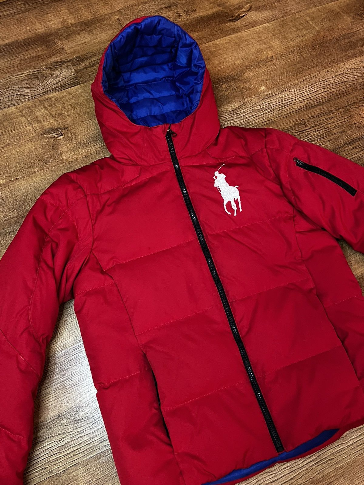 Polo Ralph Lauren × Ralph Lauren × Vintage Polo Ralph Lauren big pony red puffer Size US M / EU 48-50 / 2 - 3 Thumbnail