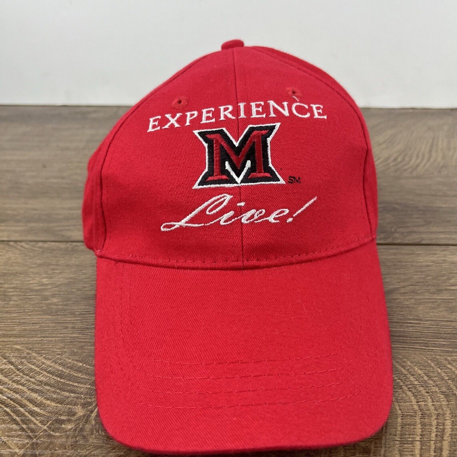 Other Miami Ohio Hat Oxford Experience Hat Red Hat Adjustable Red Size ONE SIZE - 5 Thumbnail