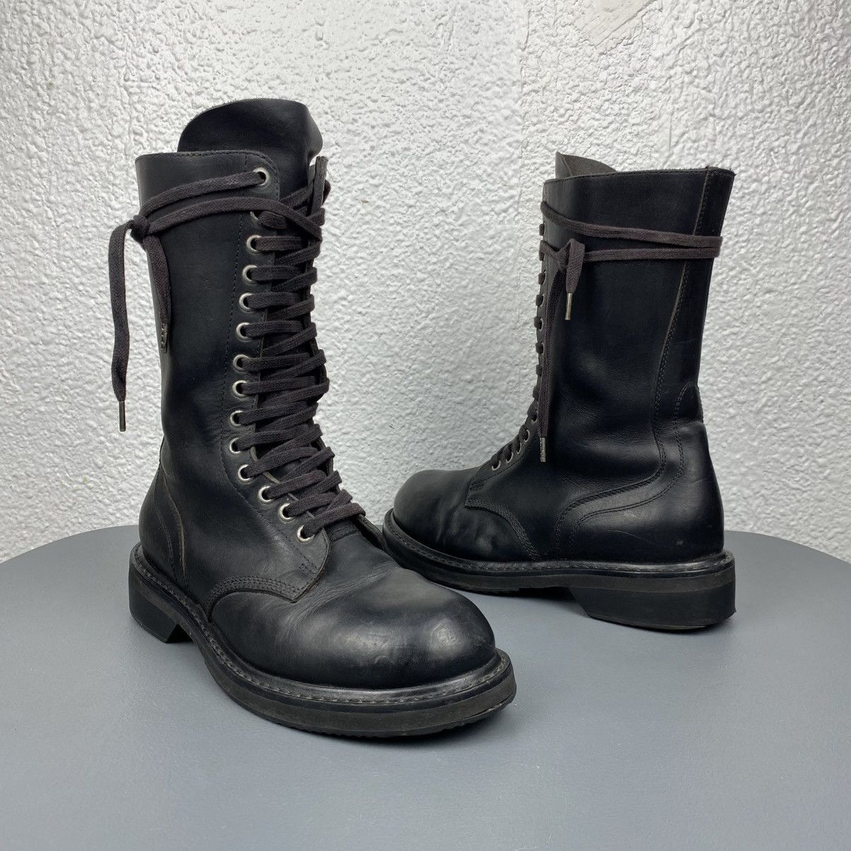 Rick Owens AW2013/14 Army Boots Size US 5.5 / EU 38 - 4 Thumbnail