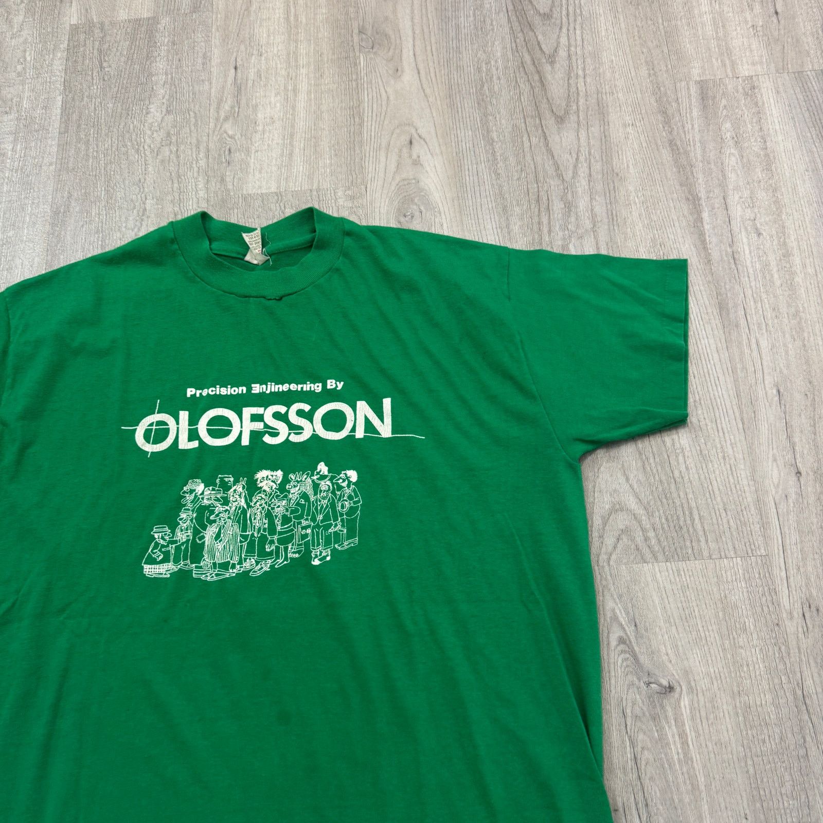 Vintage Vintage Olofsson Engineering Shirt Men's Extra Large XL 80s Size US XL / EU 56 / 4 - 2 Thumbnail